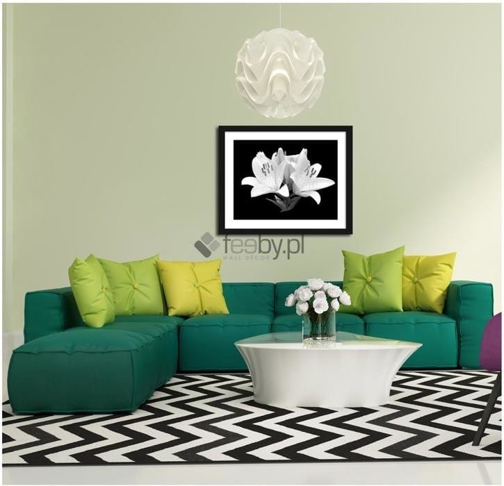 Picture in frame ZERO, Flower cups Home Trends