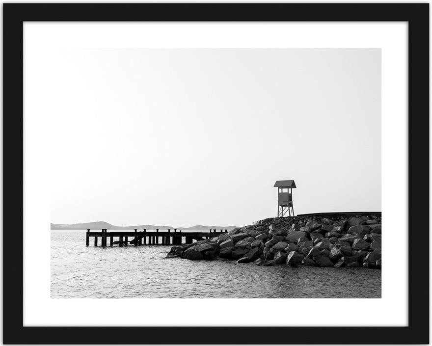 Picture in frame ZERO, View tower on the shore Home Trends