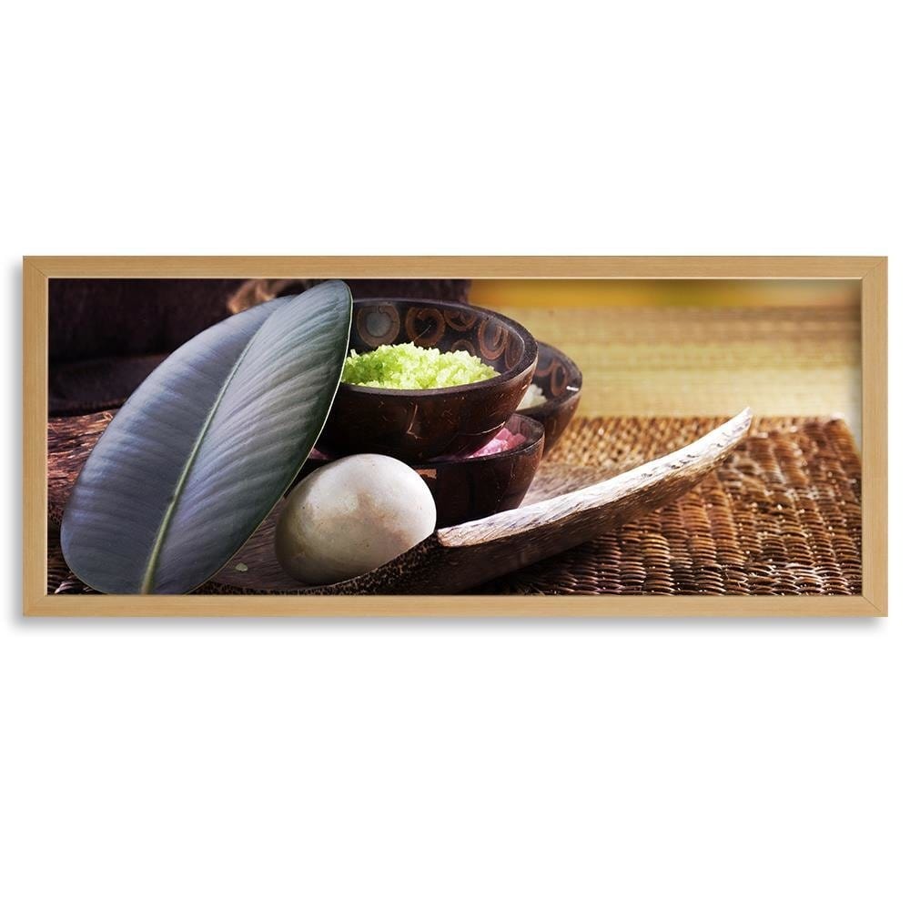 Picture in natural frame PANORAMA, Composition Of Leaves Home Trends