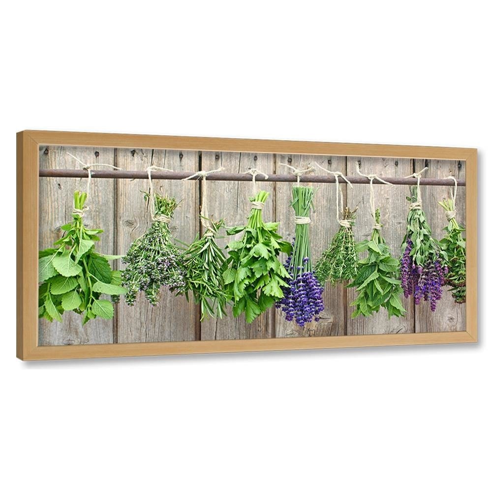 Picture in natural frame PANORAMA, Herbs To Dry Home Trends