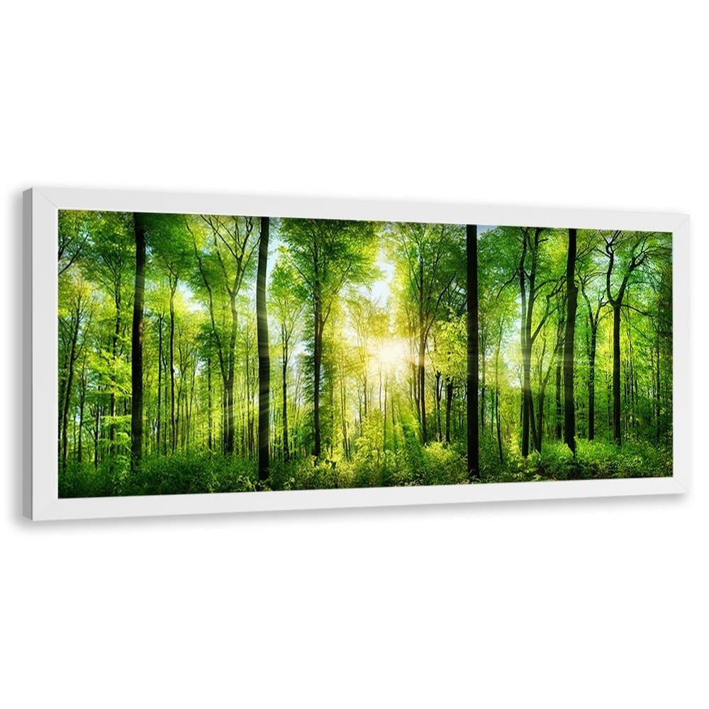 Picture in white frame PANORAMA, Sunshine Home Trends