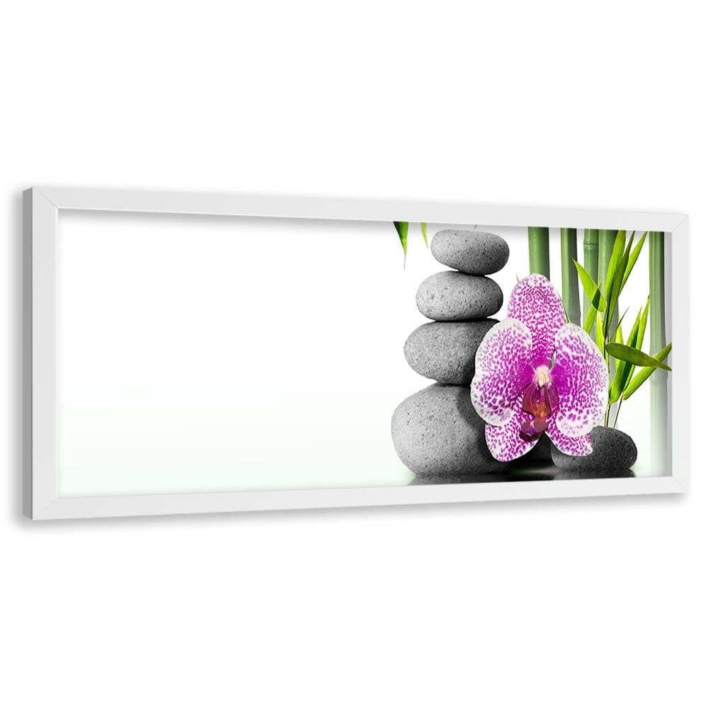 Picture in white frame PANORAMA, Zen Composition 2 Home Trends