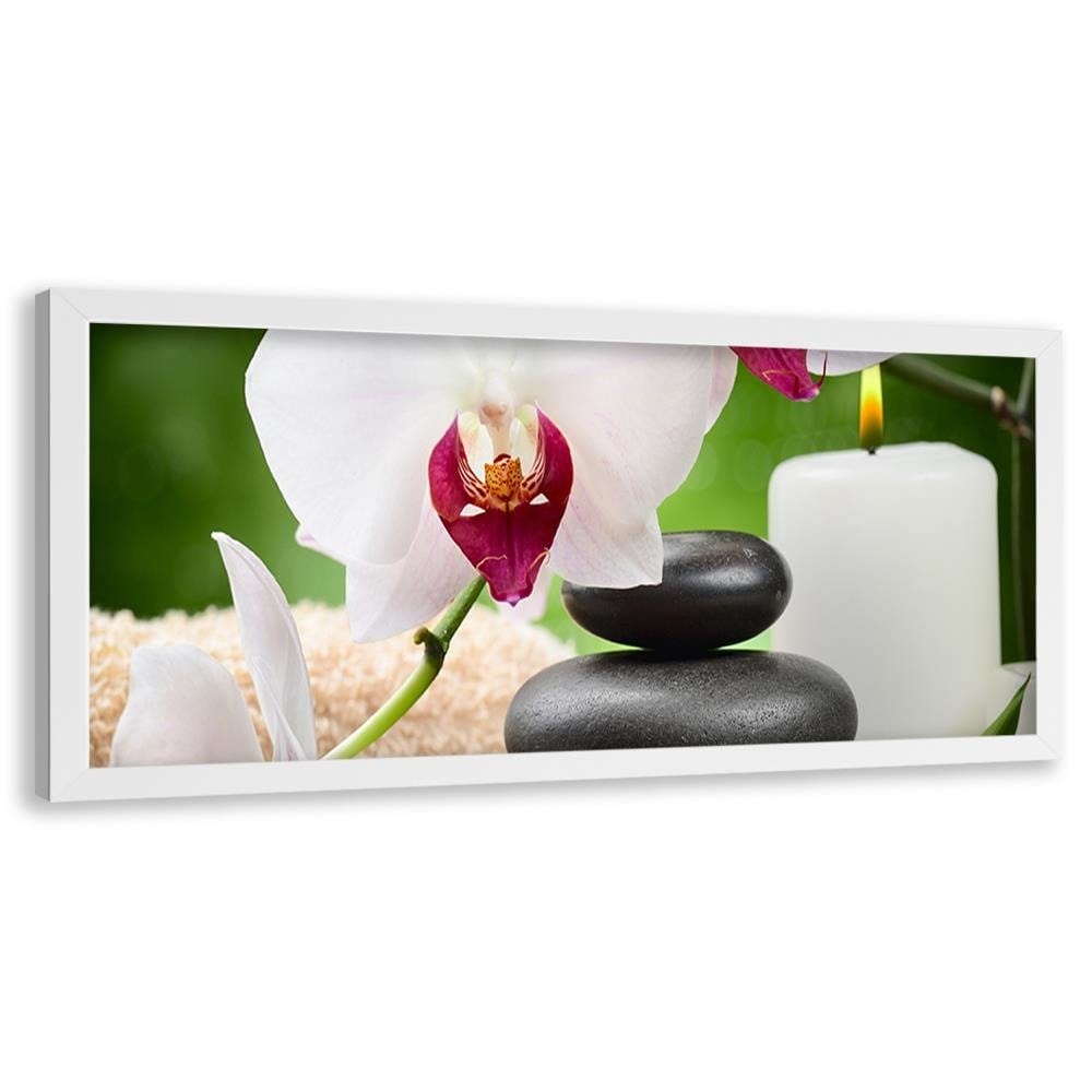 Picture in white frame PANORAMA, Zen Composition Home Trends