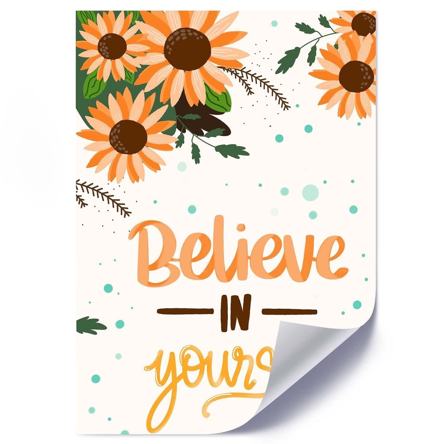 Posteris - Believe In Yourself E-interjers.lv