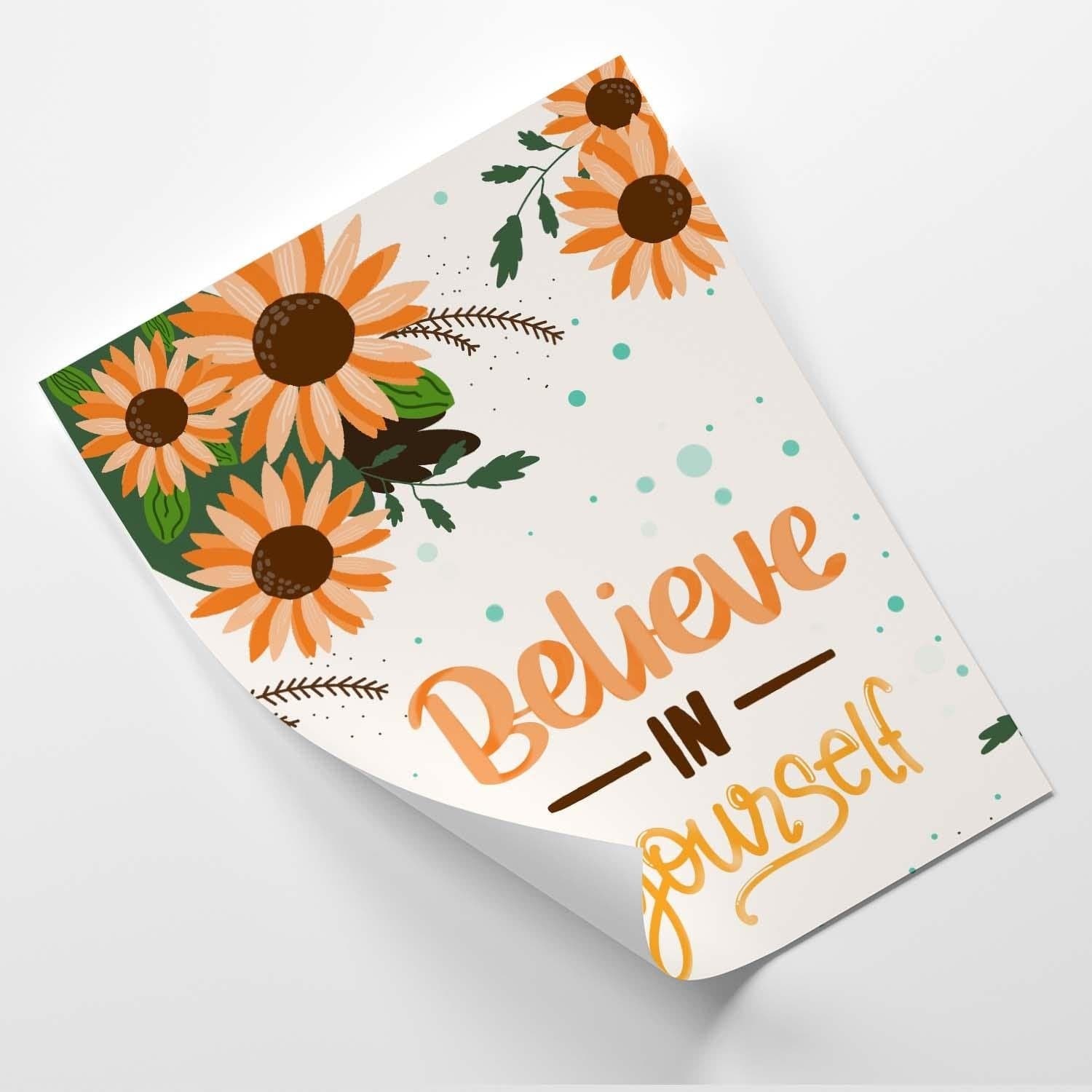 Posteris - Believe In Yourself E-interjers.lv