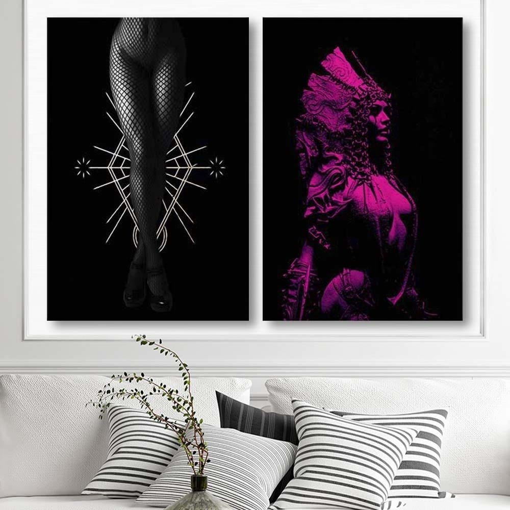 Posteris - Black Stockings  E-interjers.lv