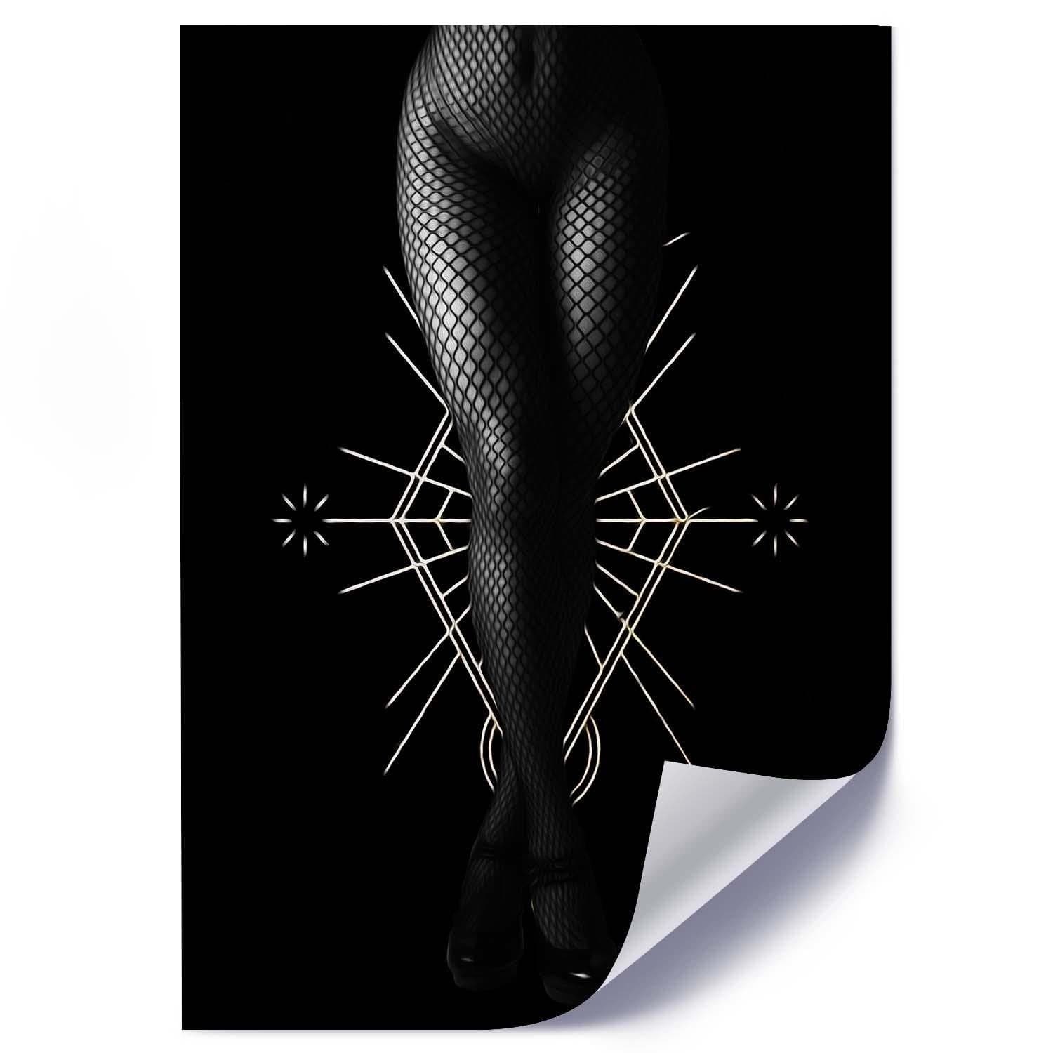 Posteris - Black Stockings E-interjers.lv