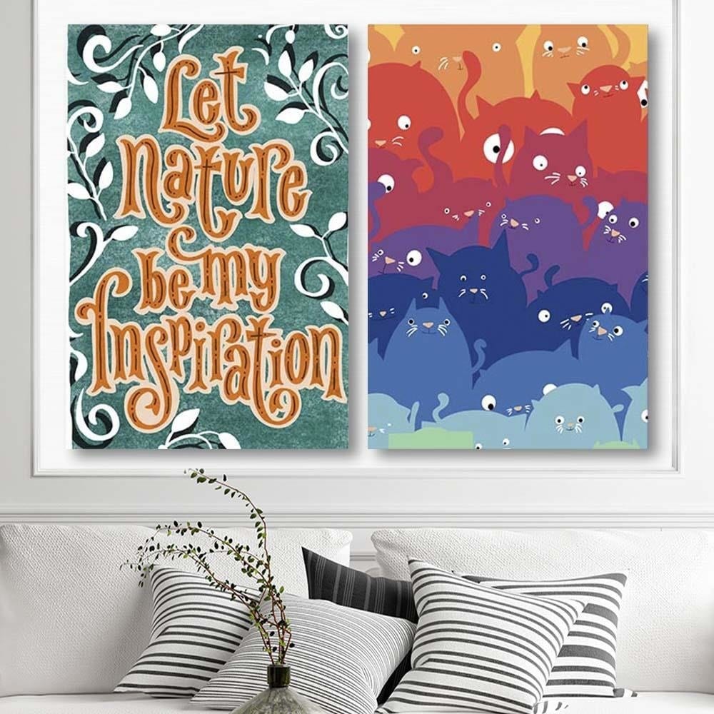 Posteris - Colored Cats  E-interjers.lv