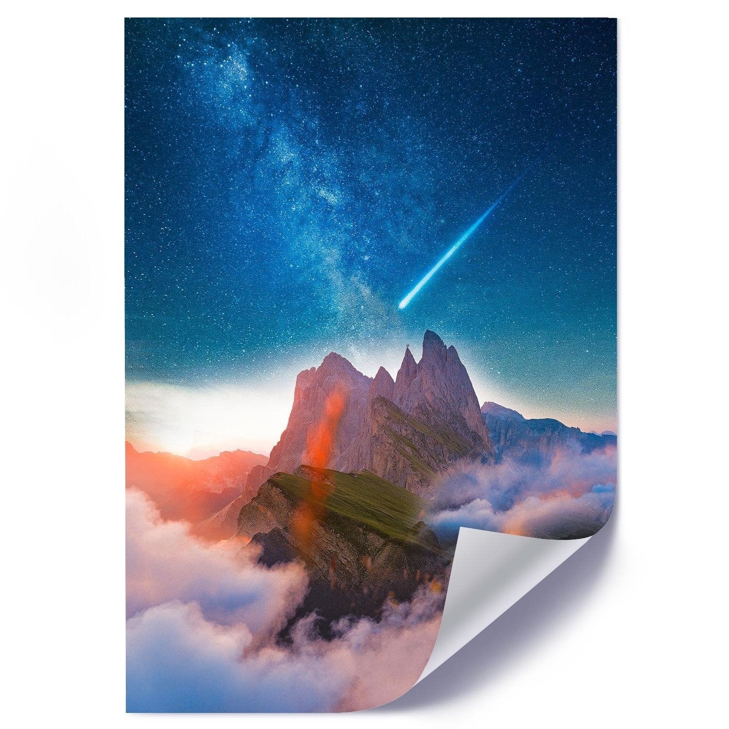 Posteris - Comet Over The Mountains E-interjers.lv