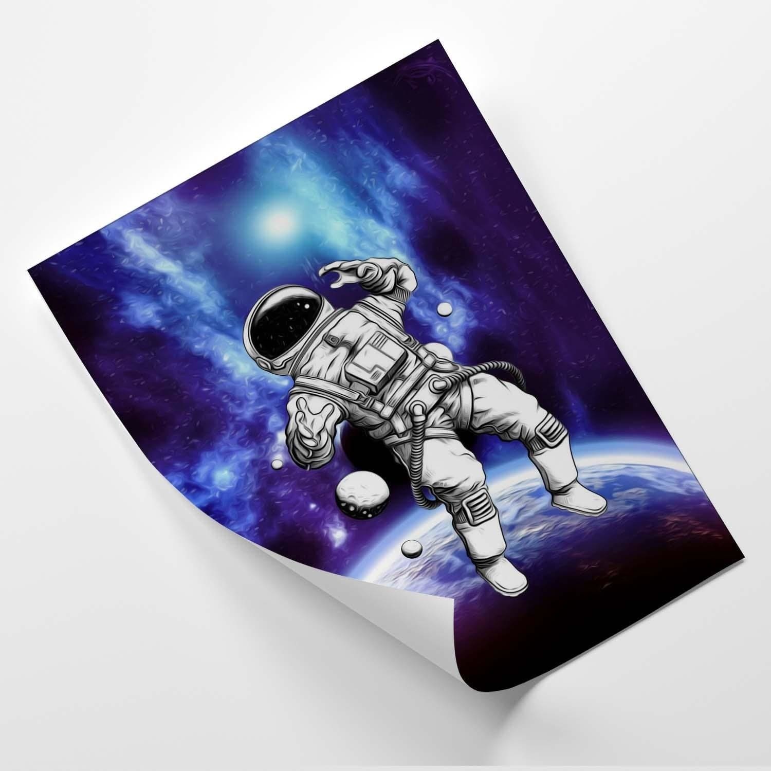 Posteris - Cosmonaut In The Space E-interjers.lv