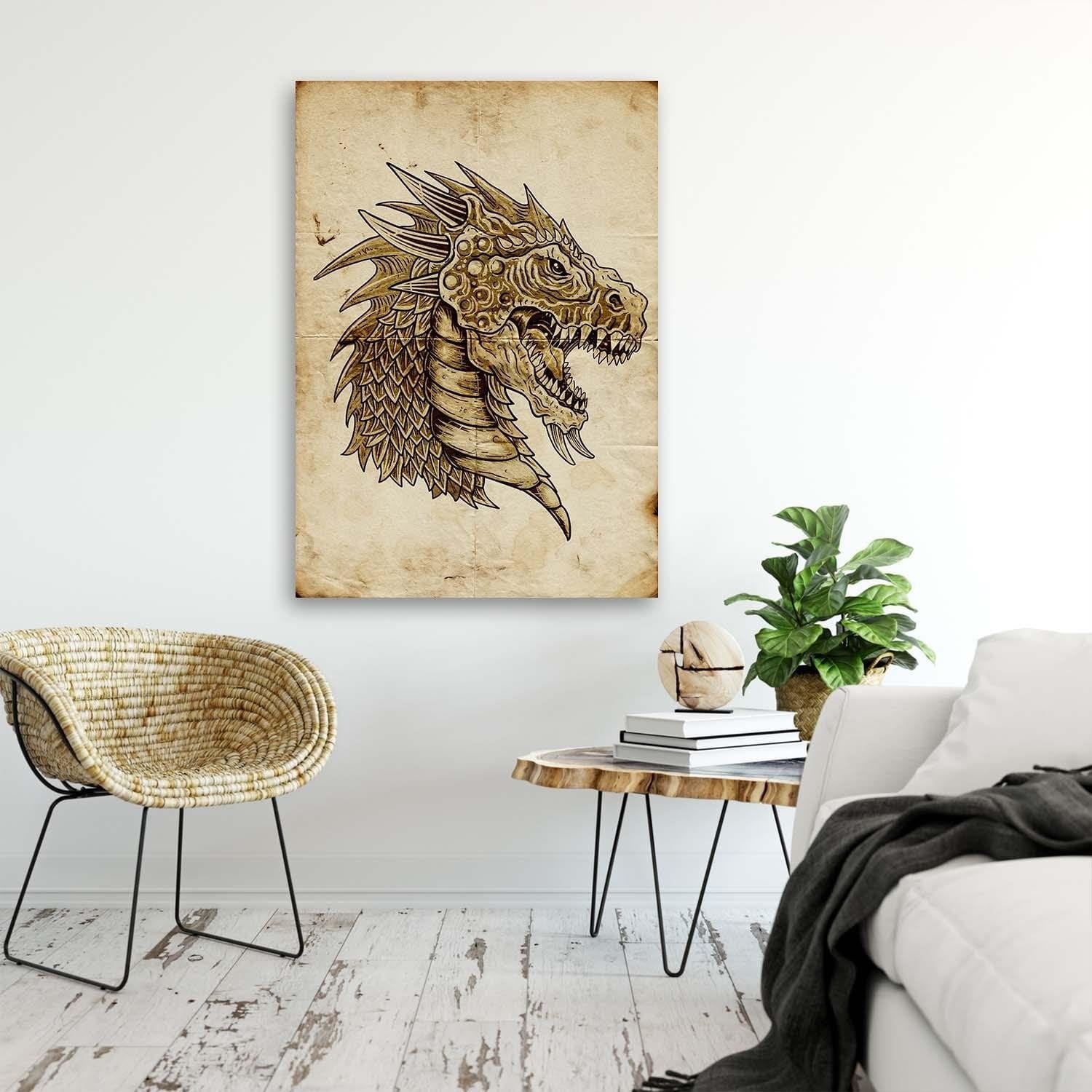 Posteris - Dragons Head  E-interjers.lv