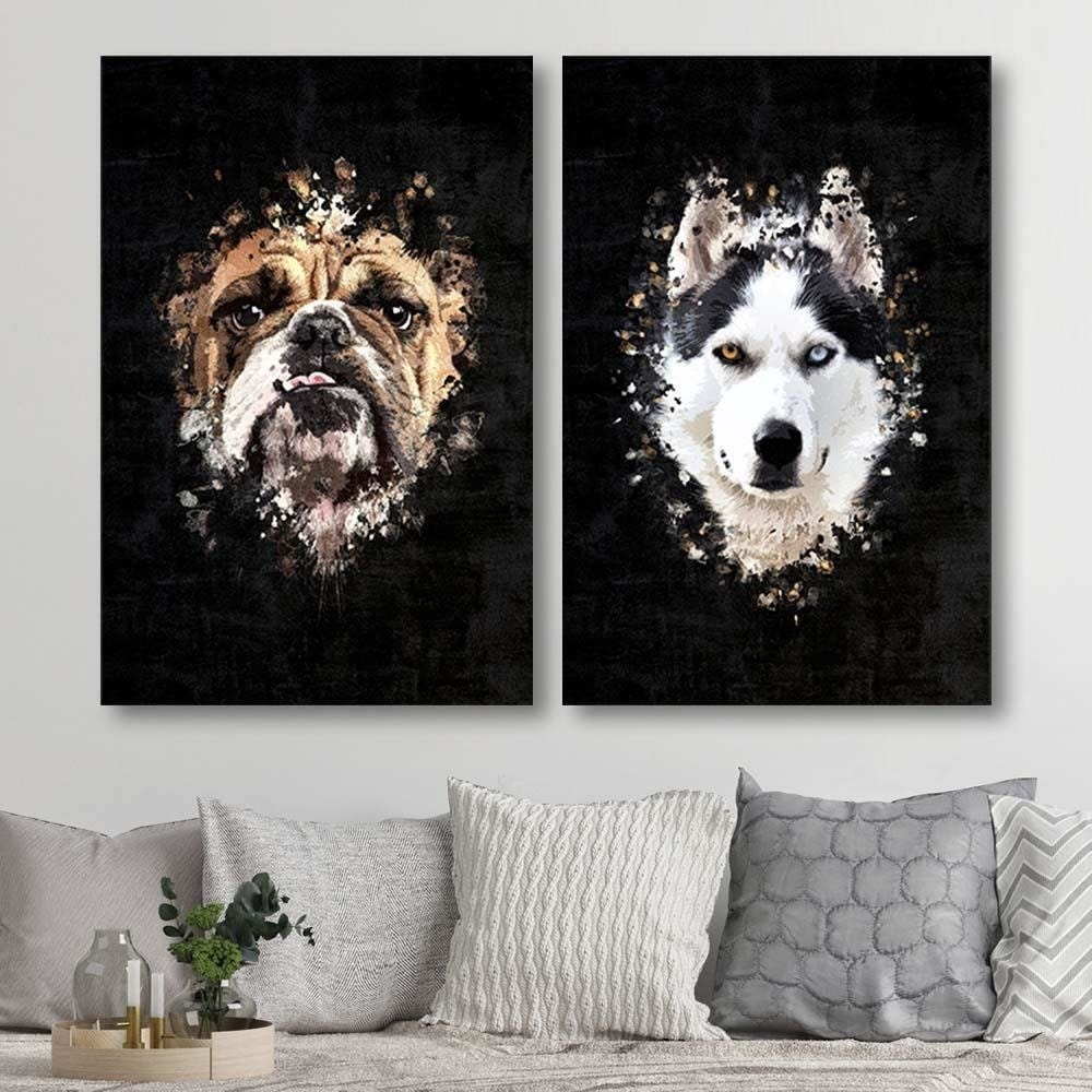 Posteris - English Bulldog  E-interjers.lv