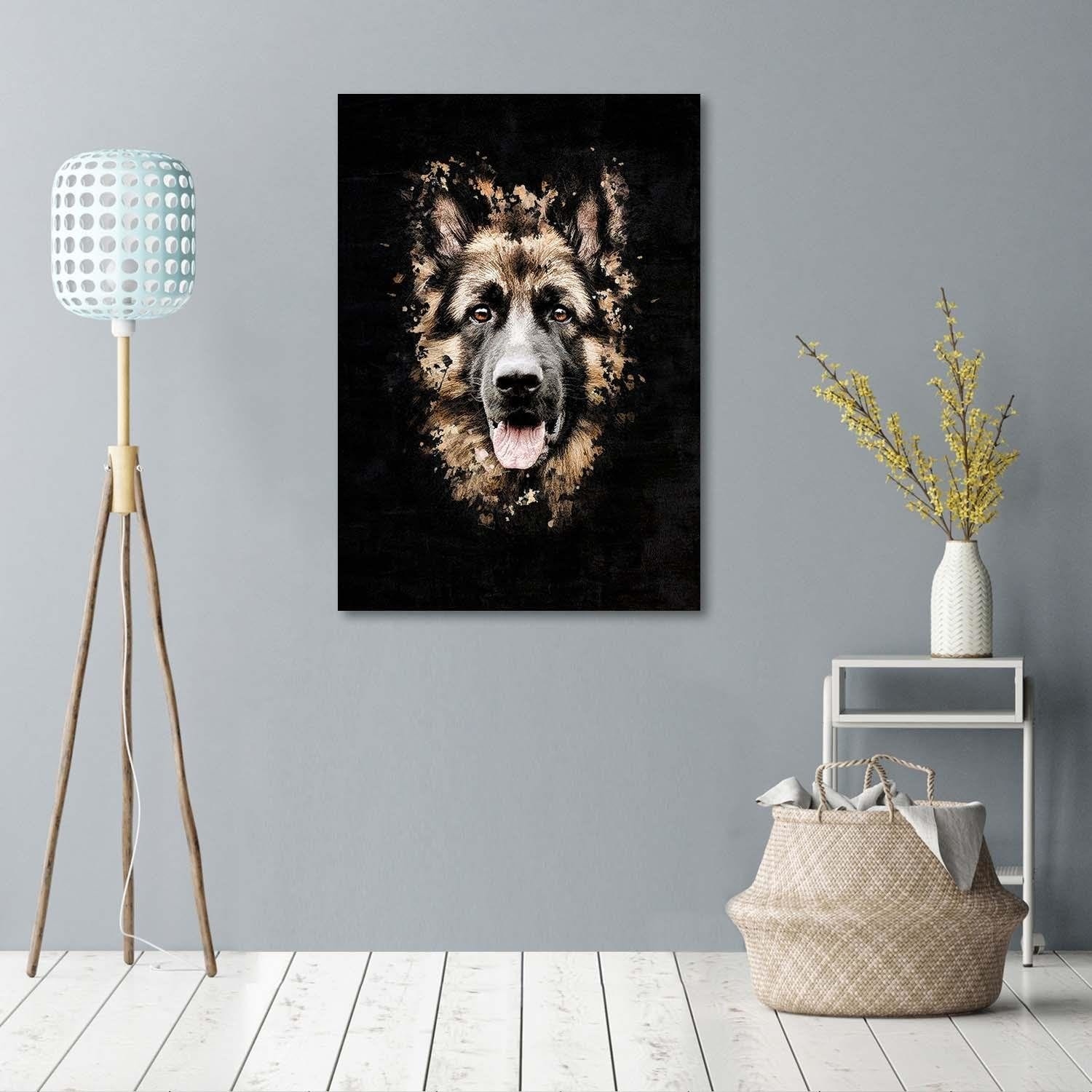 Posteris - German Shepherd  E-interjers.lv
