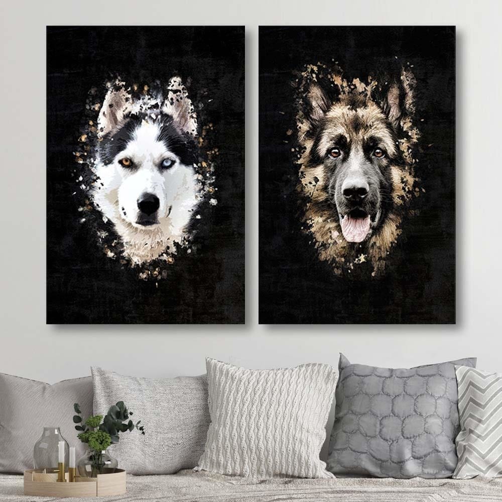 Posteris - German Shepherd  E-interjers.lv