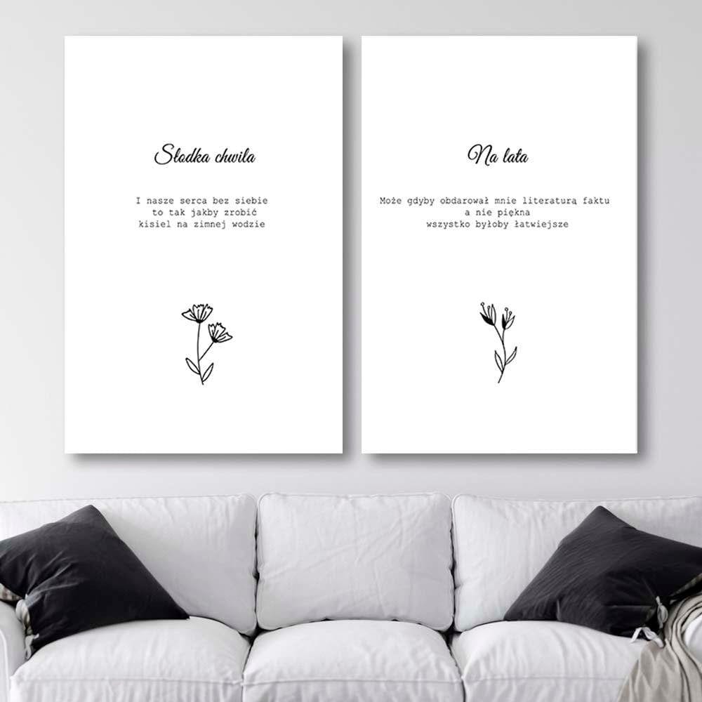 Posteris - Inscriptions 1  E-interjers.lv