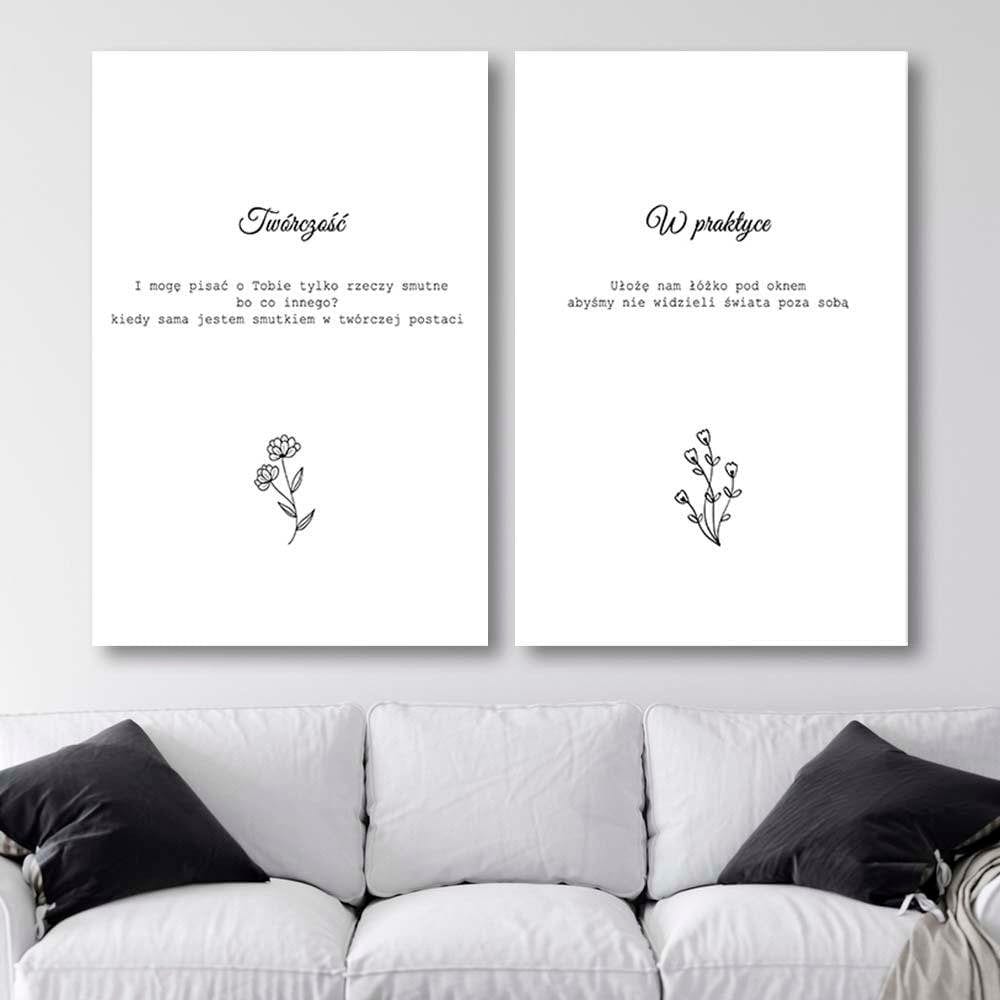 Posteris - Inscriptions 5  E-interjers.lv