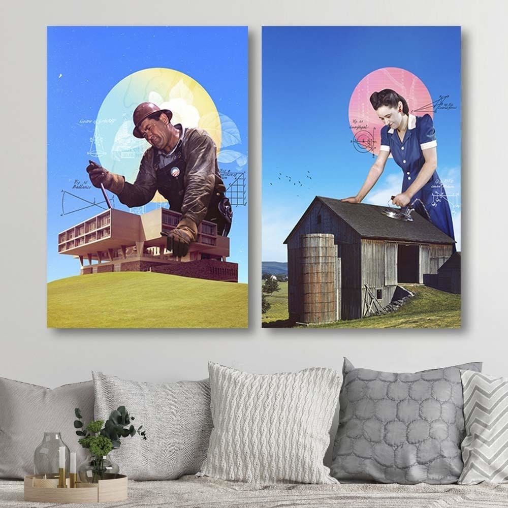 Posteris - Ironing  E-interjers.lv