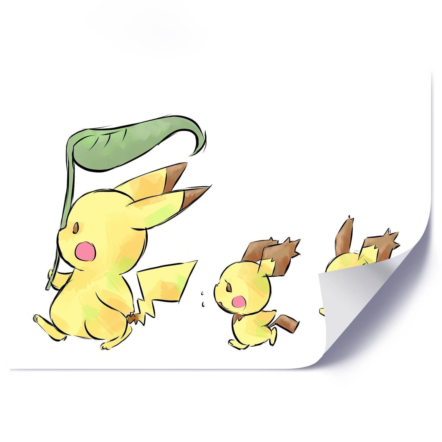 Posteris - Manga Strolling Yellow Creatures E-interjers.lv