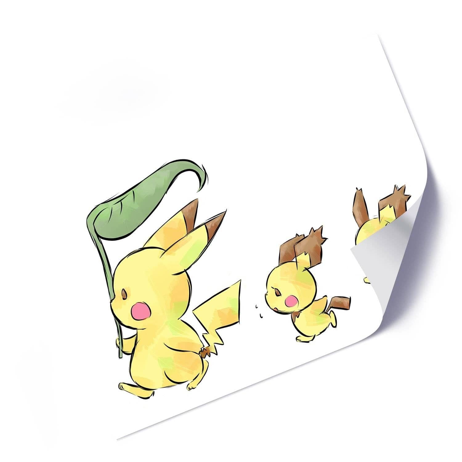 Posteris - Manga Strolling Yellow Creatures E-interjers.lv