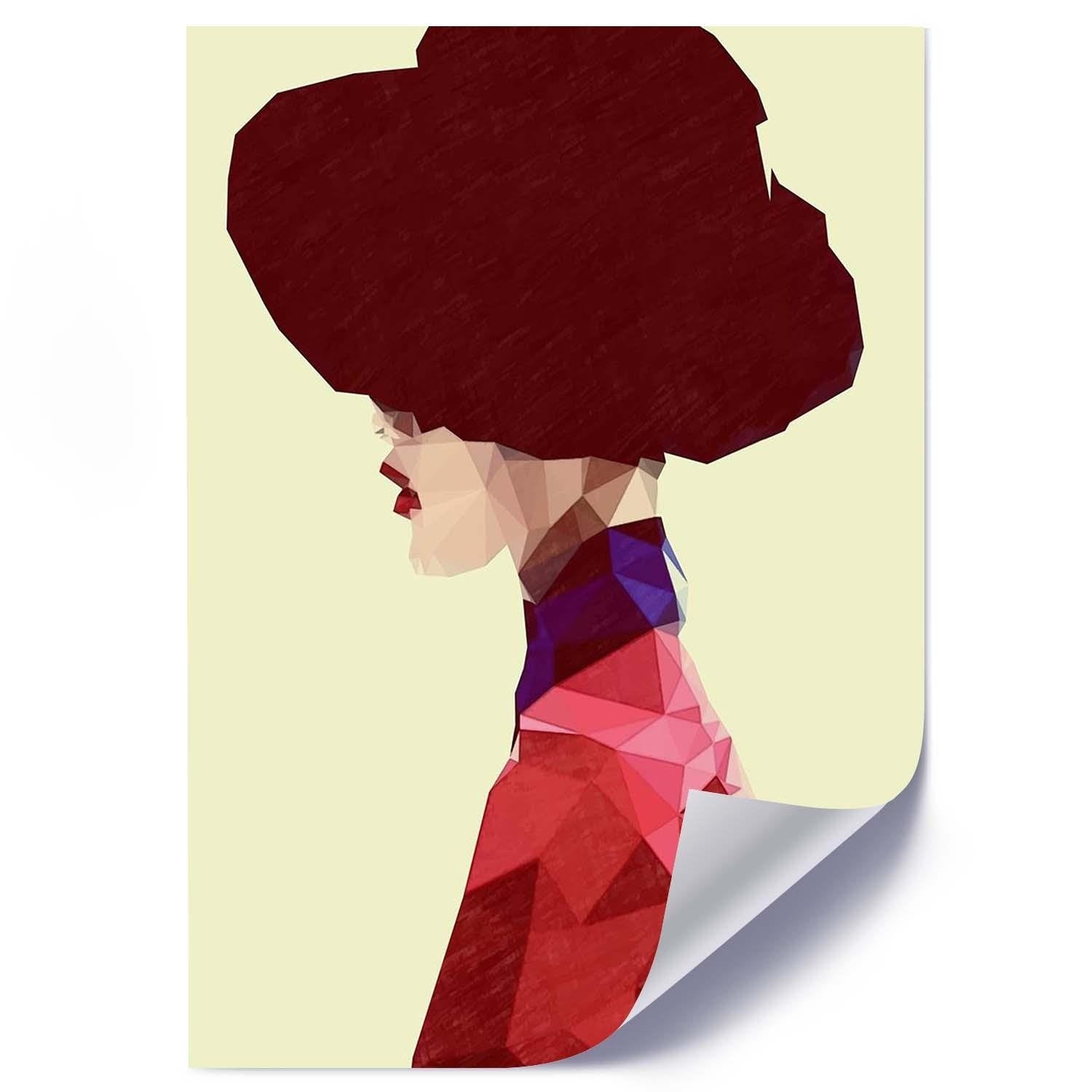 Posteris - Maroon Hat E-interjers.lv