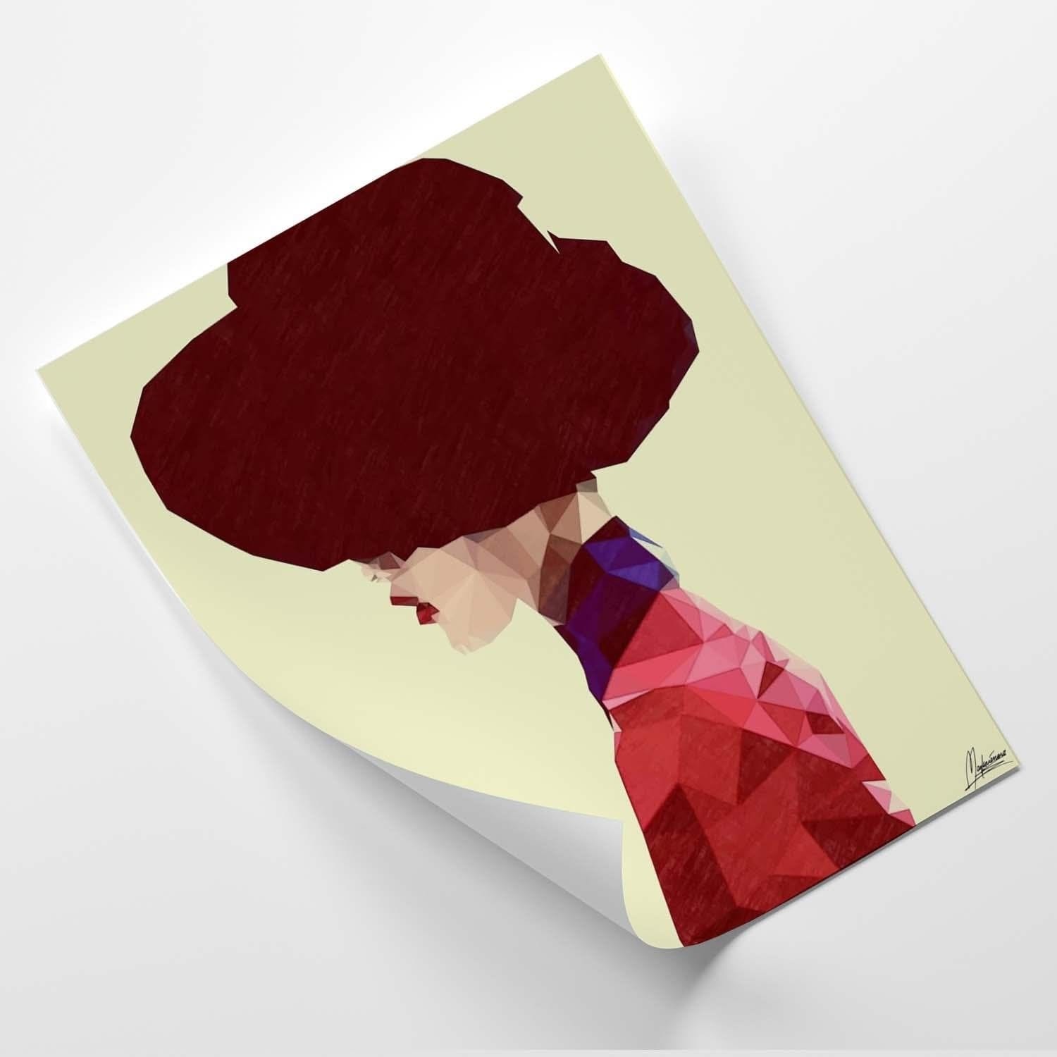 Posteris - Maroon Hat E-interjers.lv