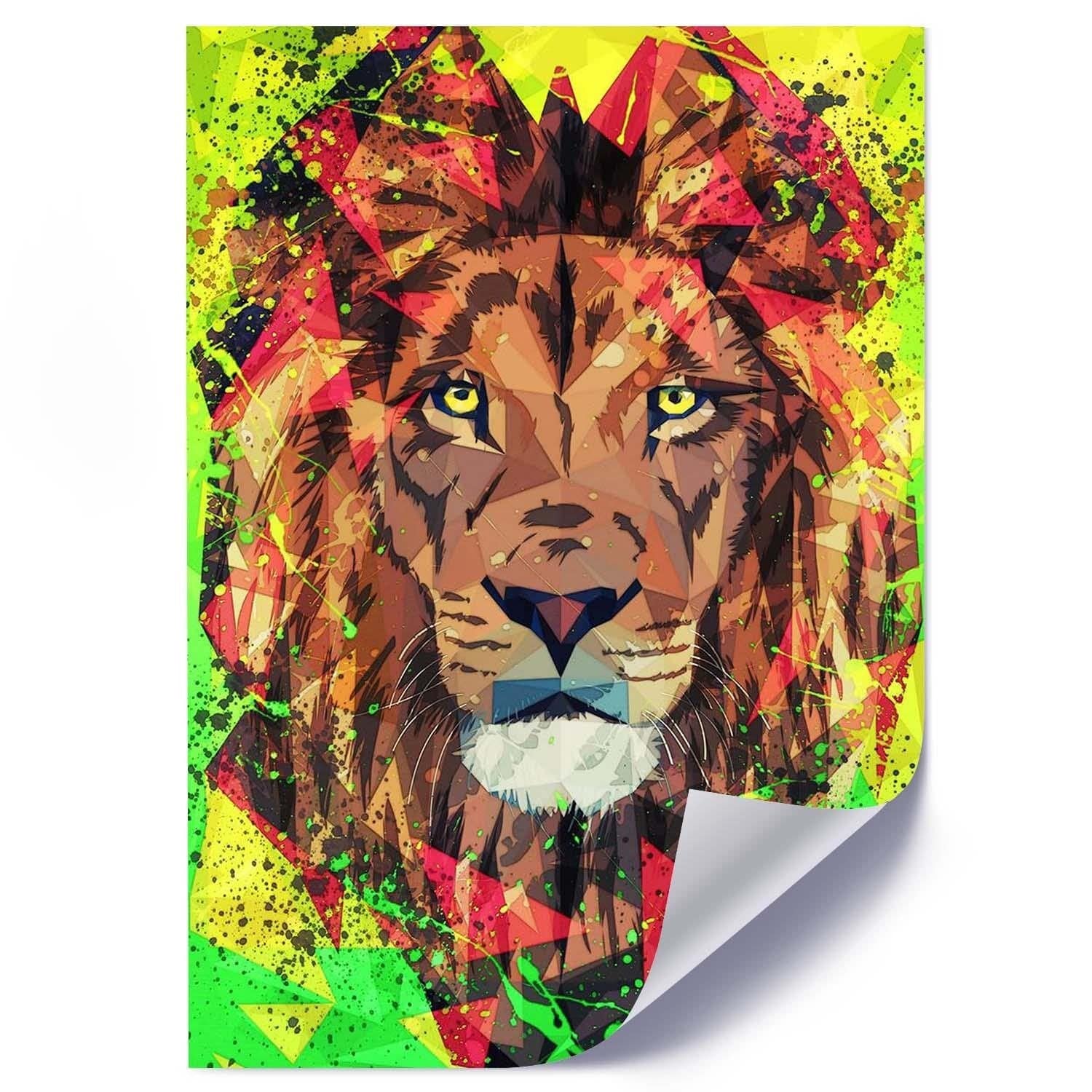 Posteris - Painted Lion E-interjers.lv