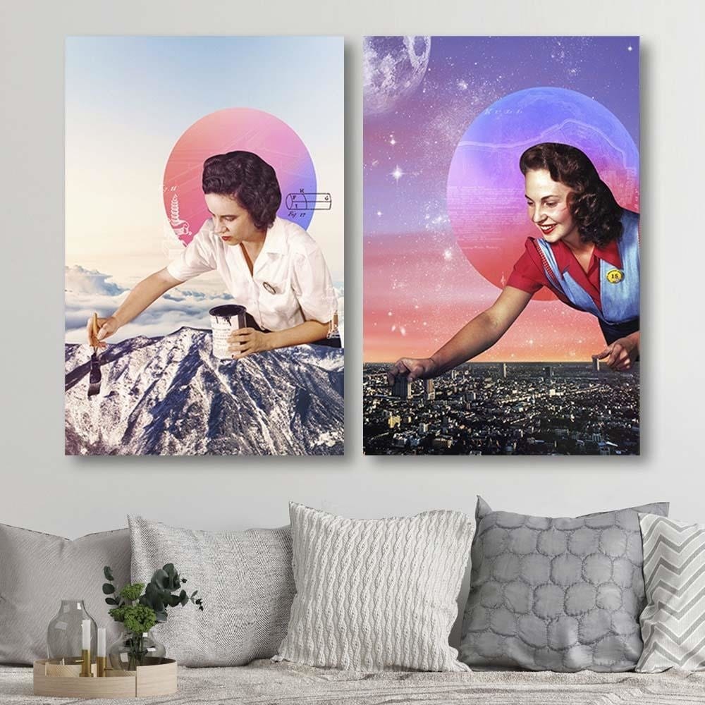 Posteris - Painted Peaks  E-interjers.lv