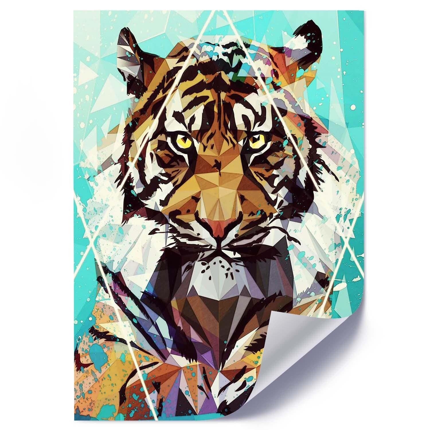 Posteris - Painted Tiger E-interjers.lv