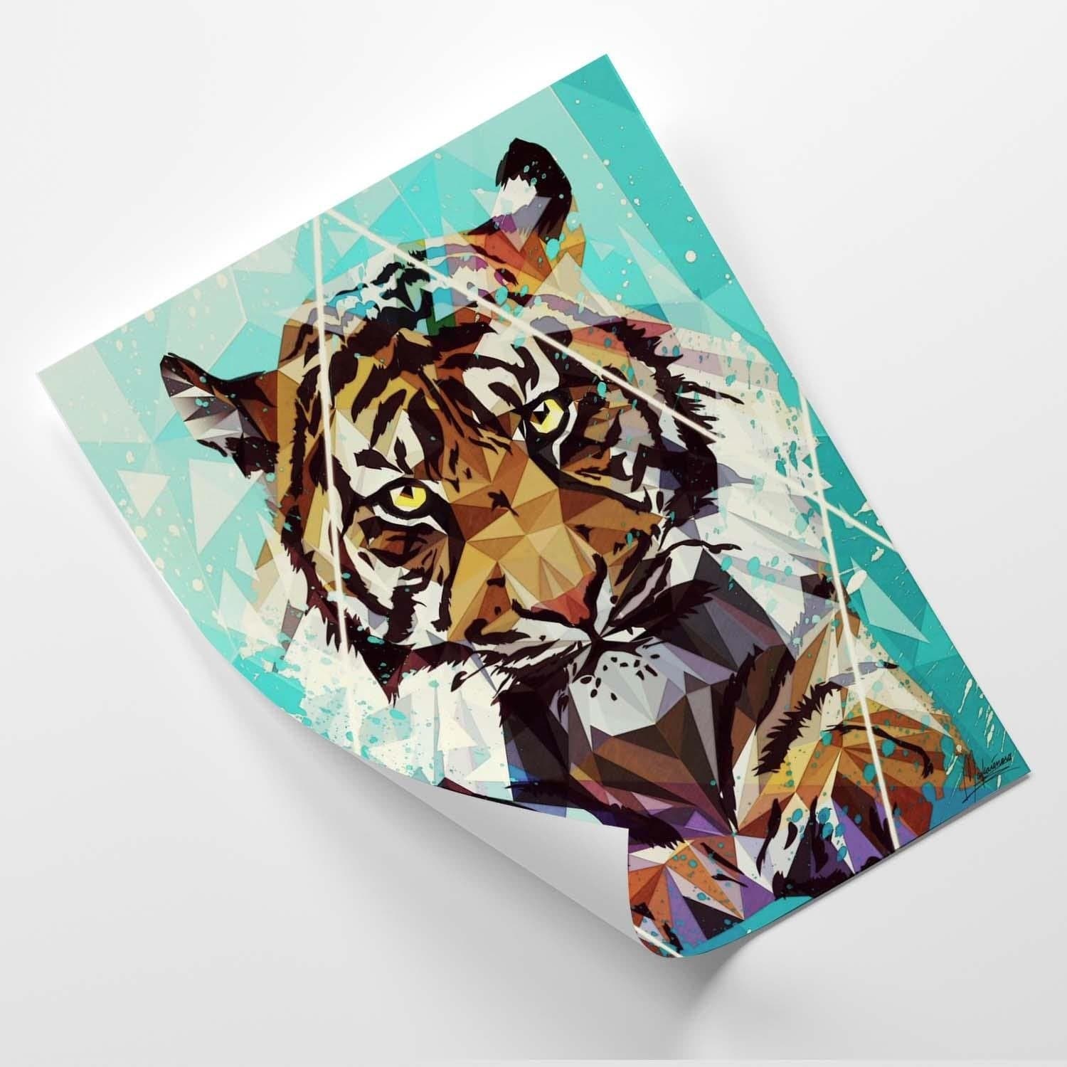 Posteris - Painted Tiger E-interjers.lv