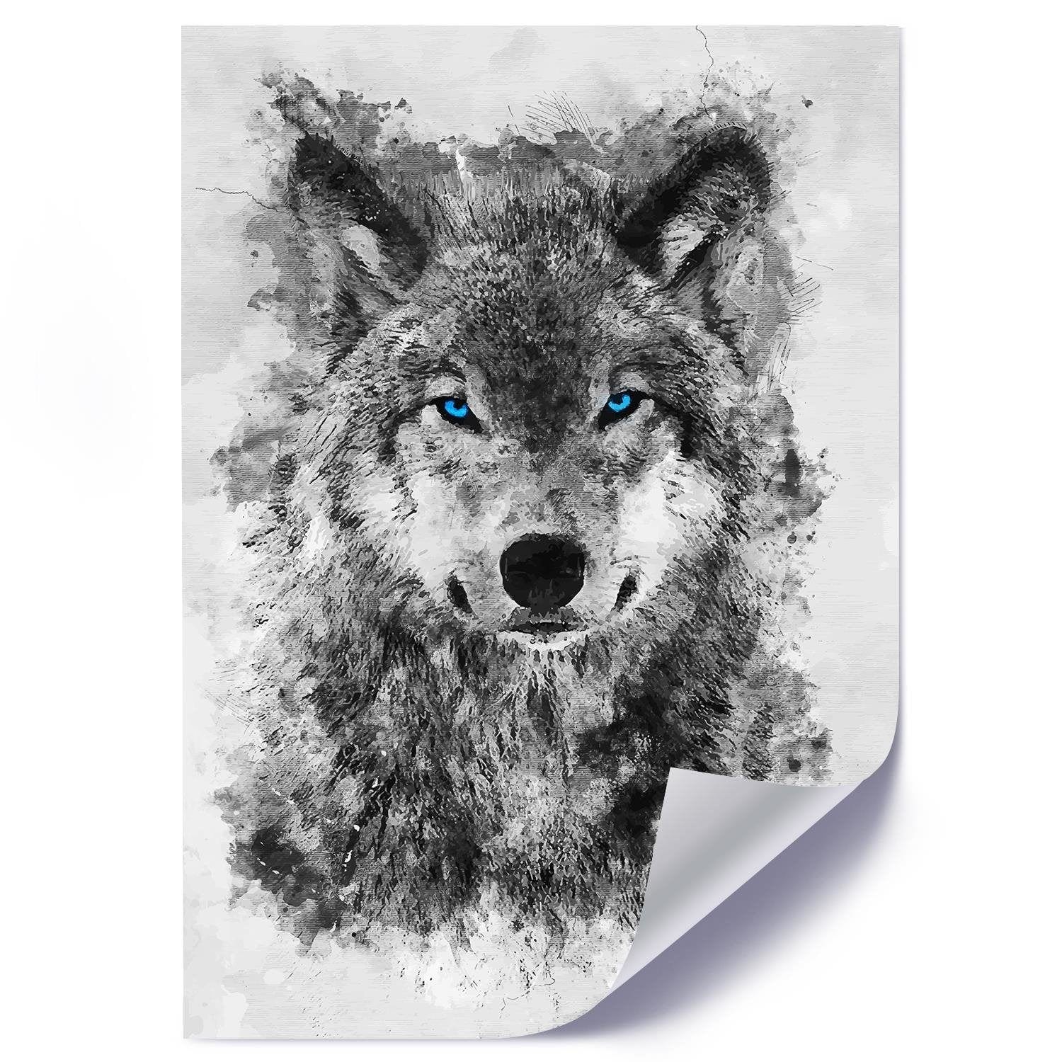 Posteris - Painted Wolf E-interjers.lv