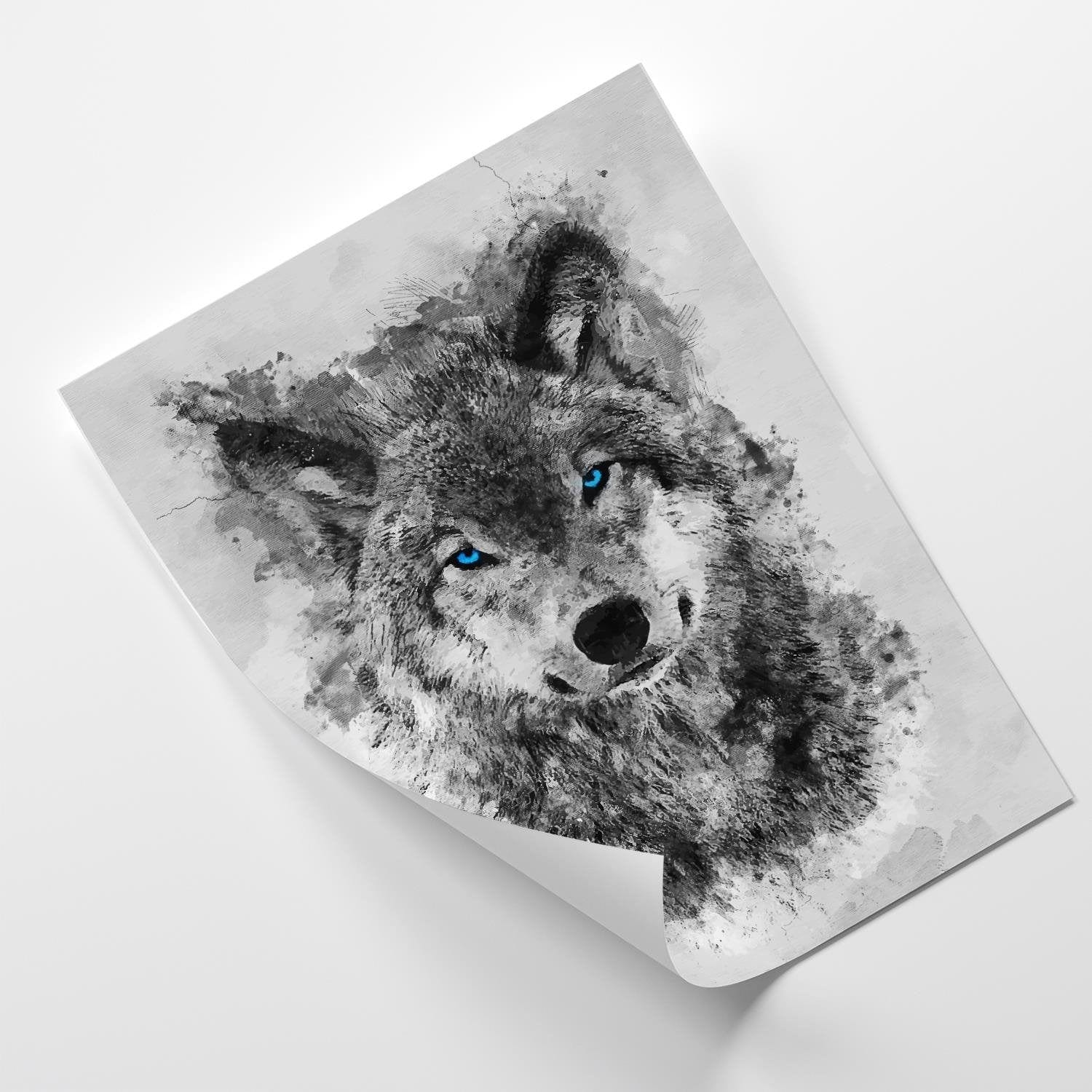 Posteris - Painted Wolf E-interjers.lv
