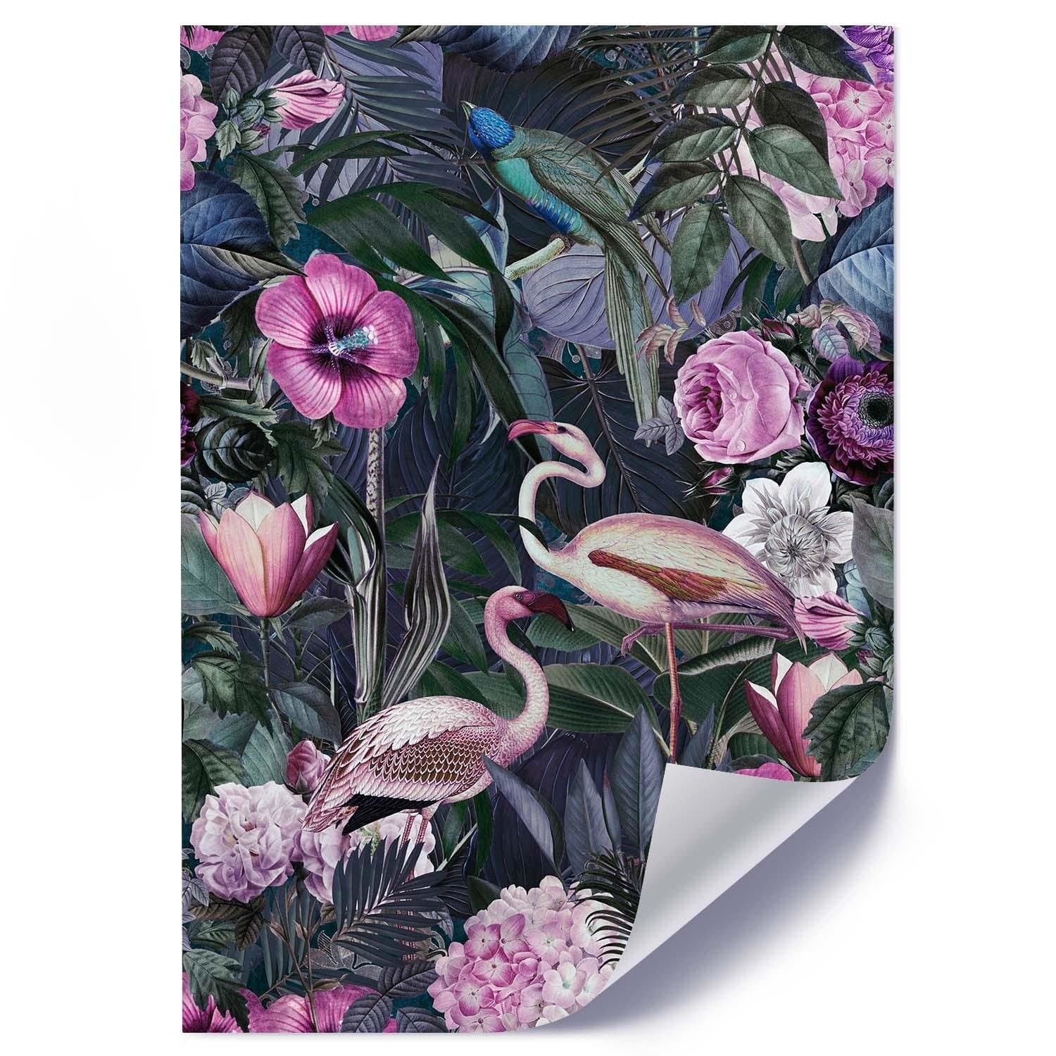 Posteris - Pink Birds E-interjers.lv