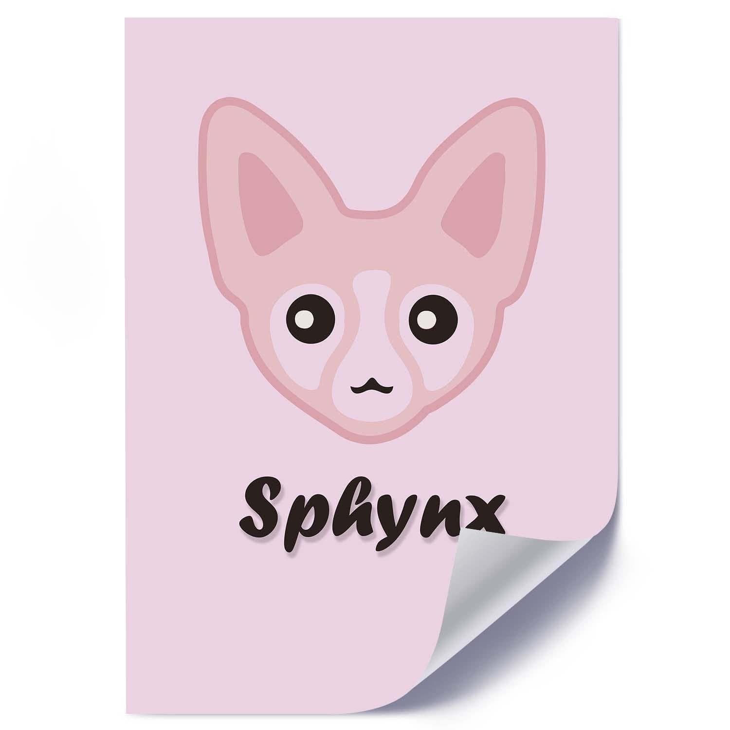 Posteris - Pink Sphinx E-interjers.lv