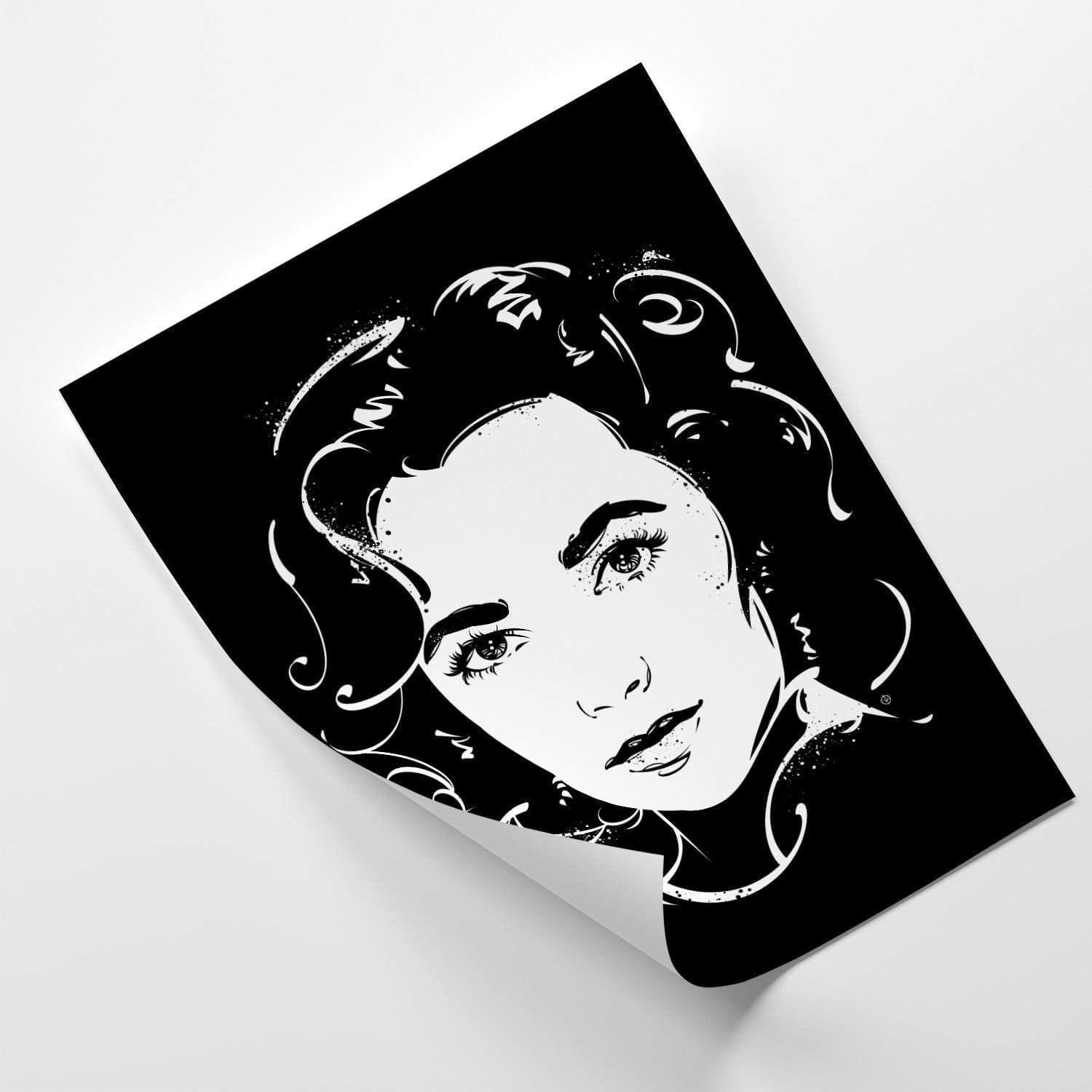 Posteris (plakāts) - Actress Image Black And White Home Trends DECO