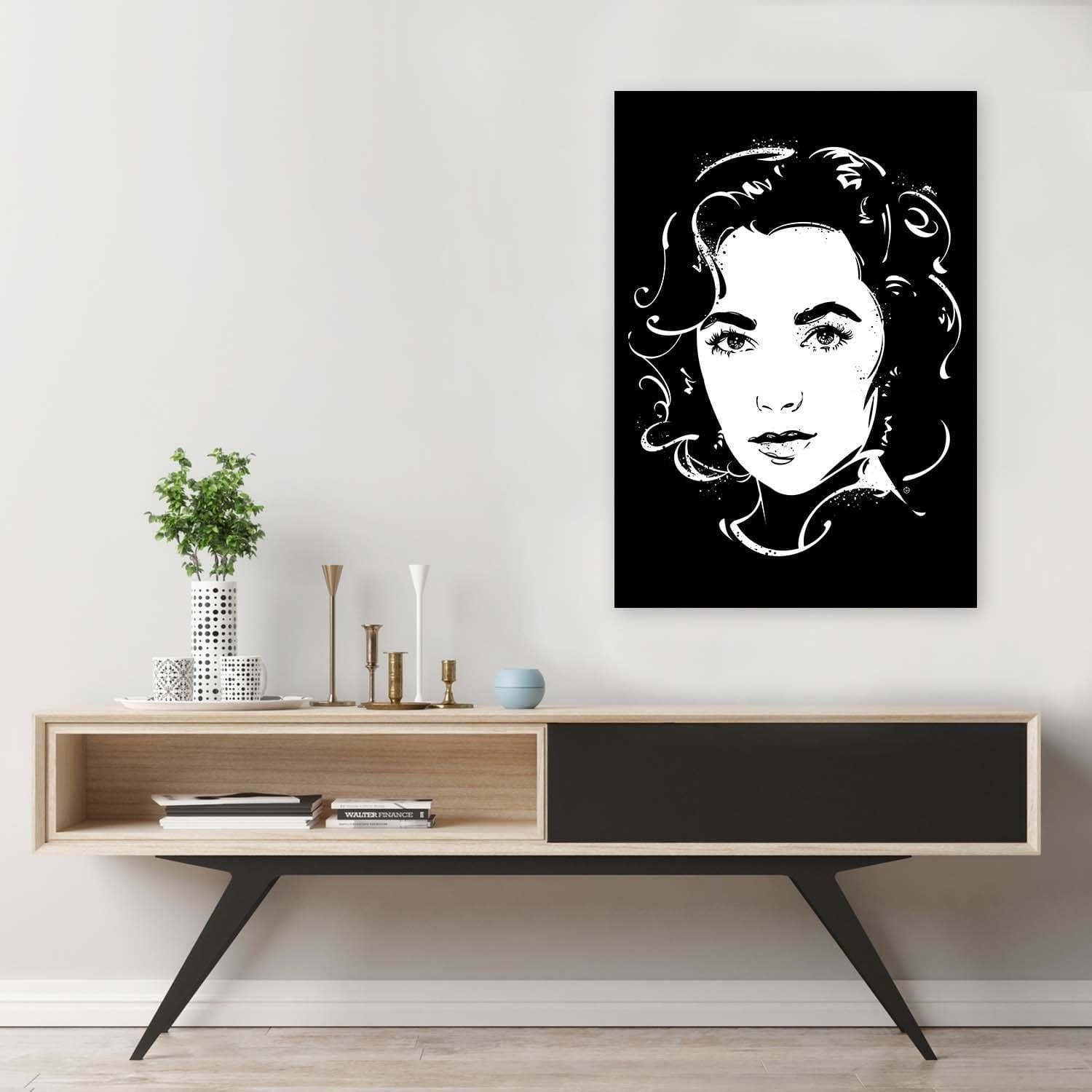 Posteris (plakāts) - Actress Image Black And White Home Trends DECO
