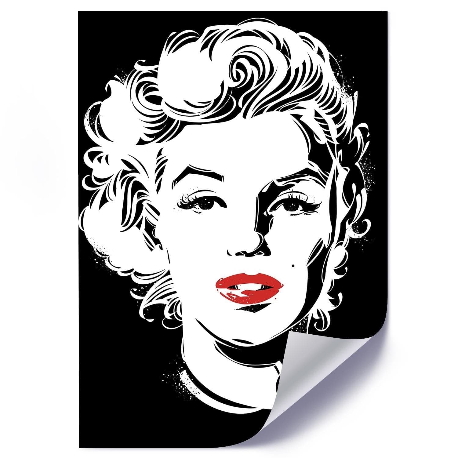Posteris (plakāts) - American Actress Black And White Home Trends DECO