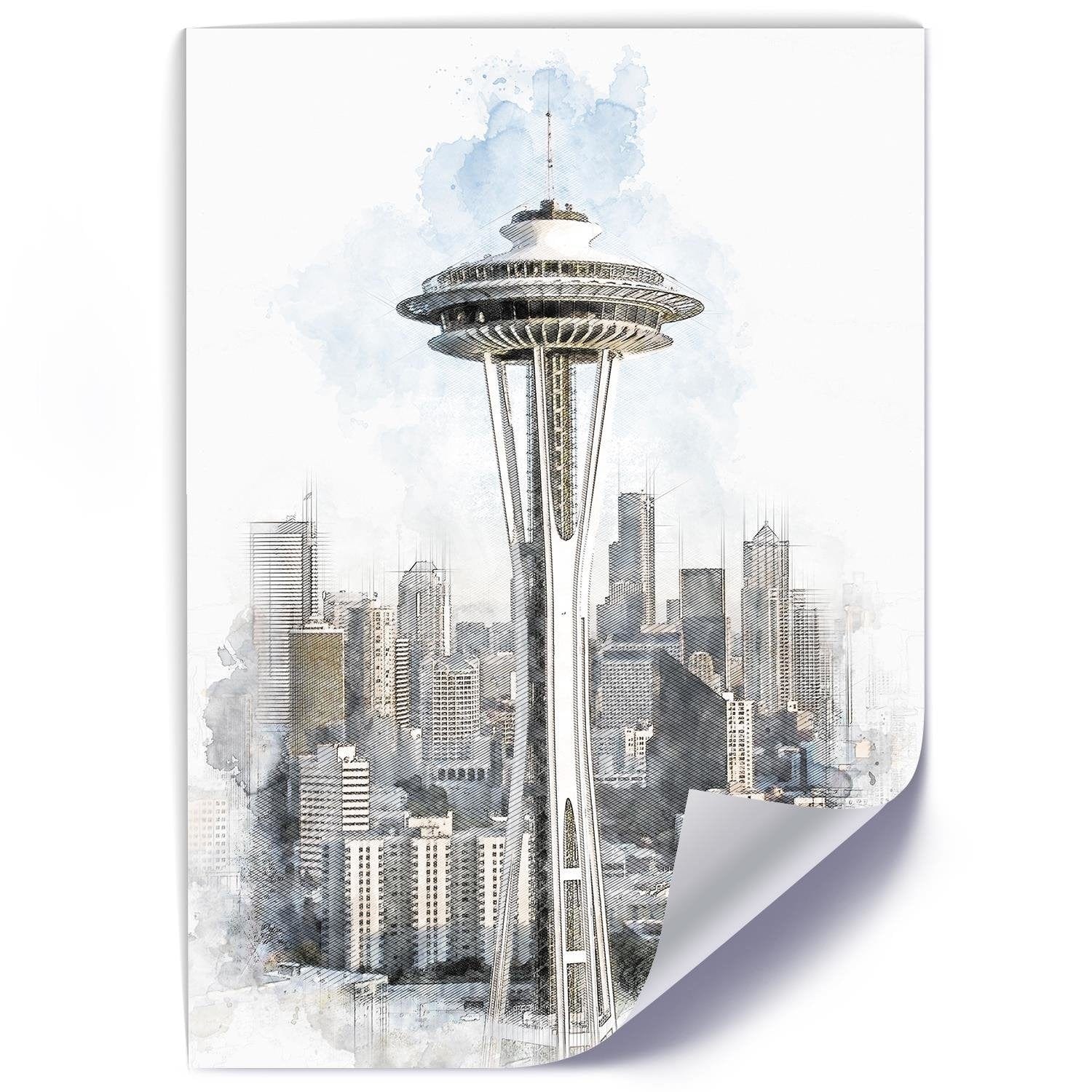 Posteris (plakāts) - Architecture Grey Home Trends DECO
