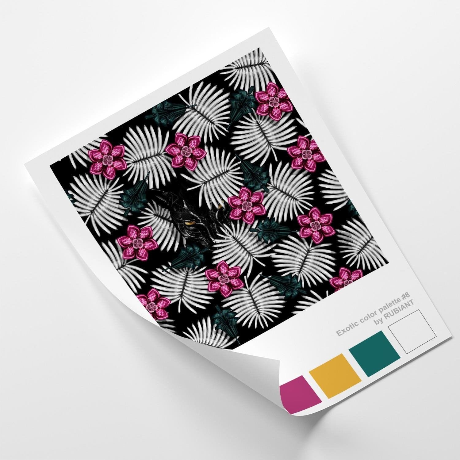 Posteris (plakāts) - Artwork Tropical Pink Home Trends DECO