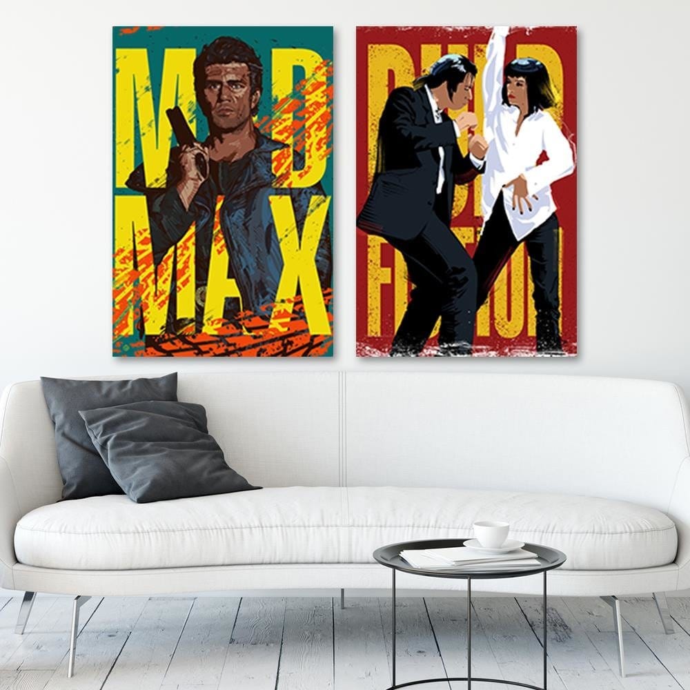 Posteris (plakāts) - Cartoon Art Yellow Home Trends DECO