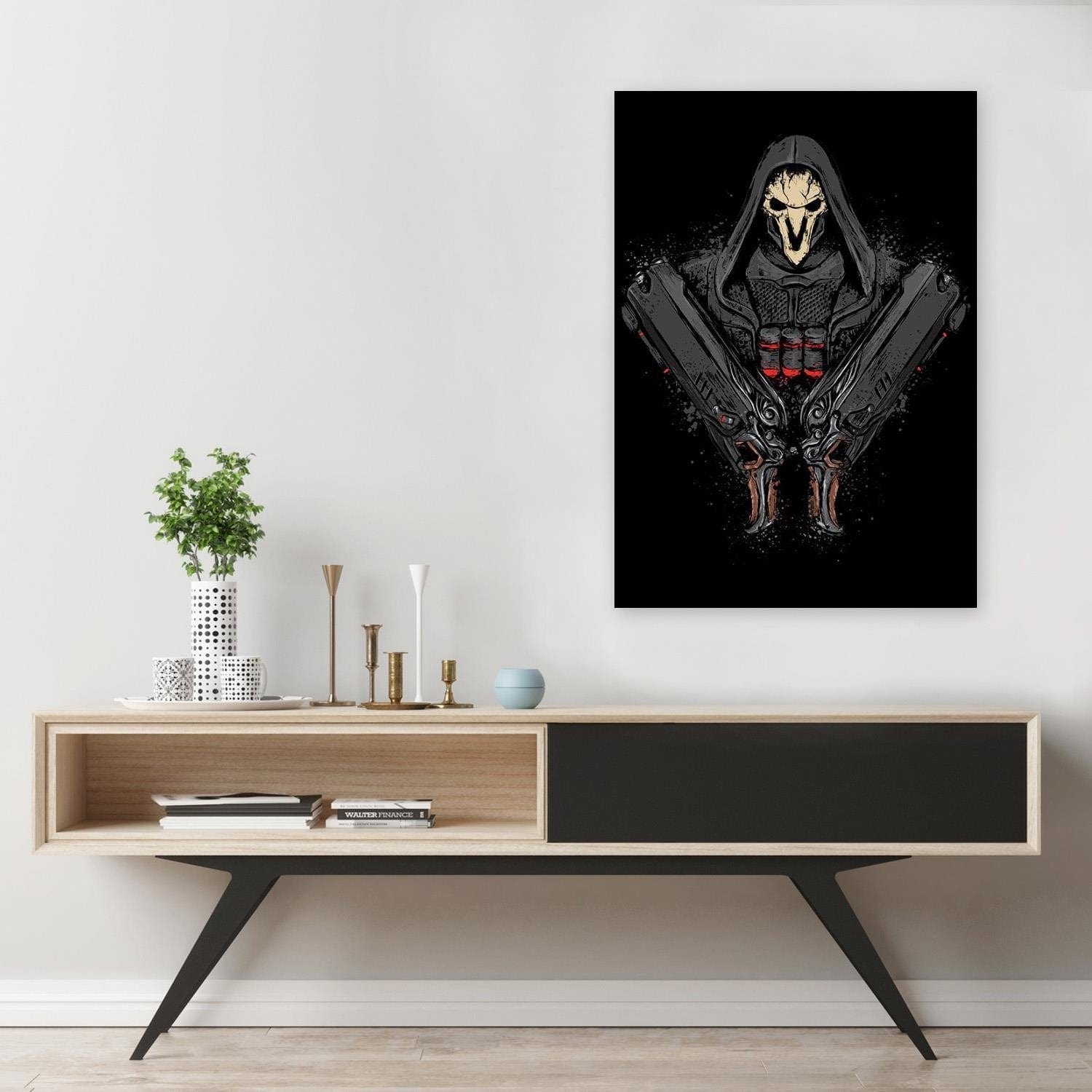 Posteris (plakāts) - Death Comes Black Home Trends DECO