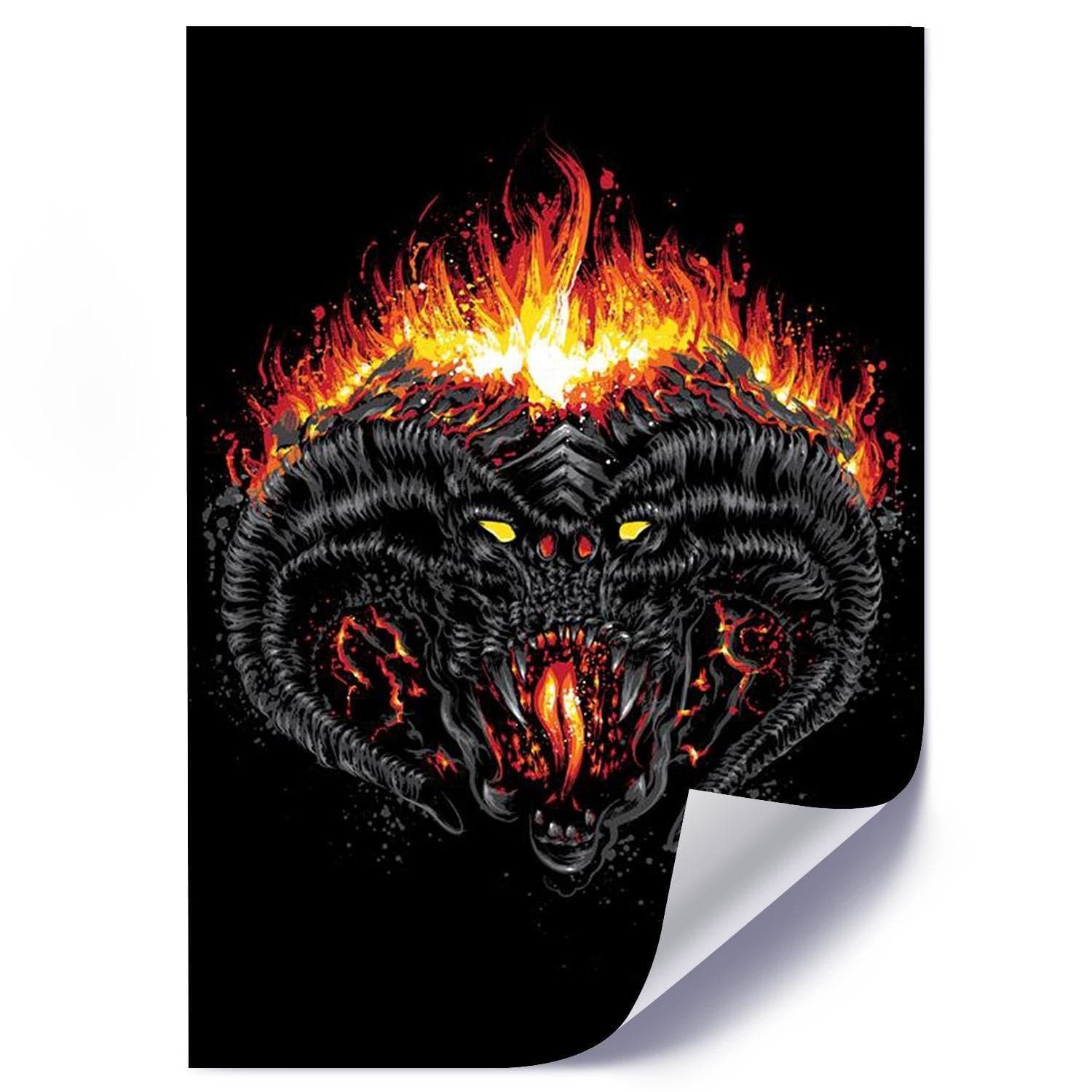 Posteris (plakāts) - Demon Of Morgoth Black Home Trends DECO
