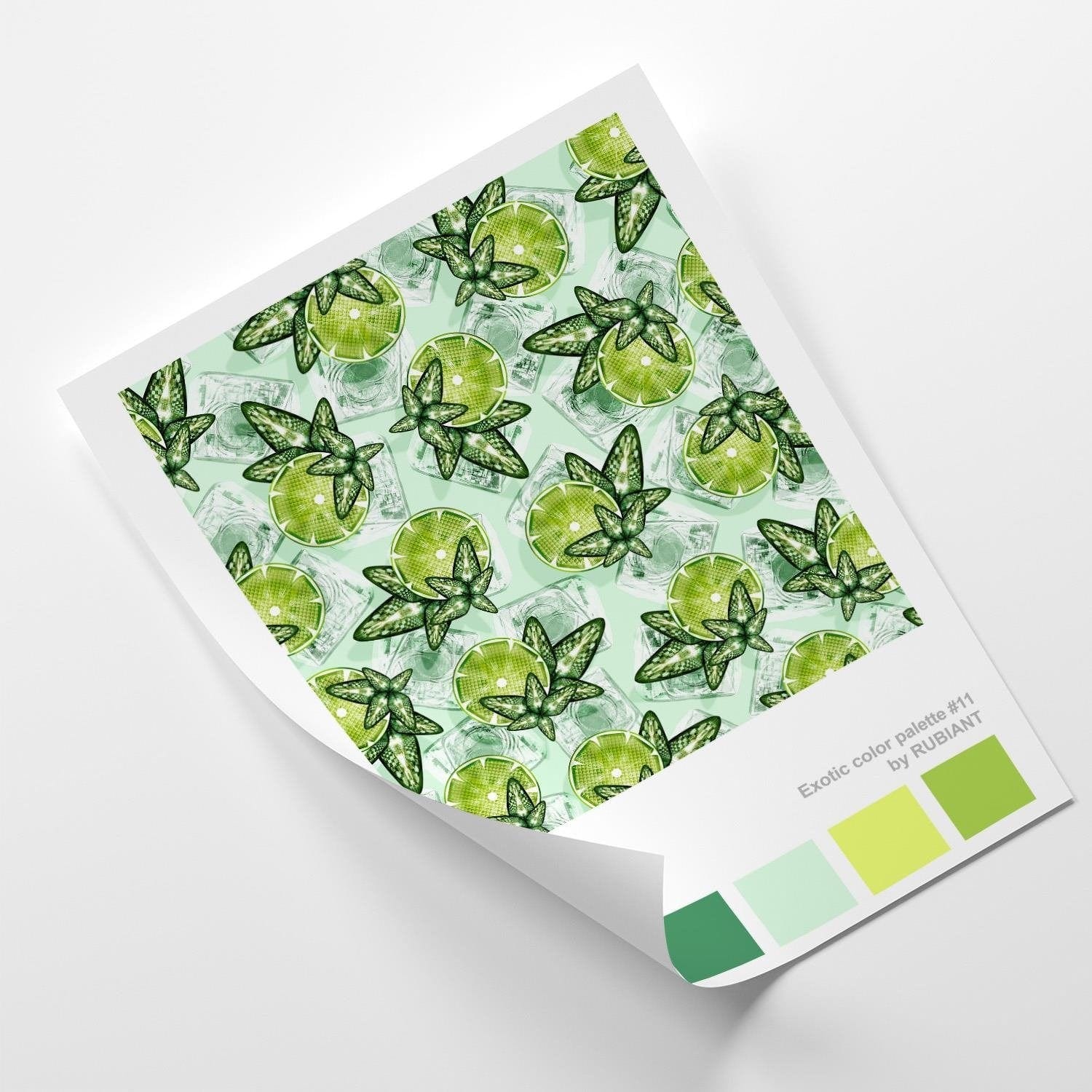 Posteris (plakāts) - Digital Art Green Home Trends DECO