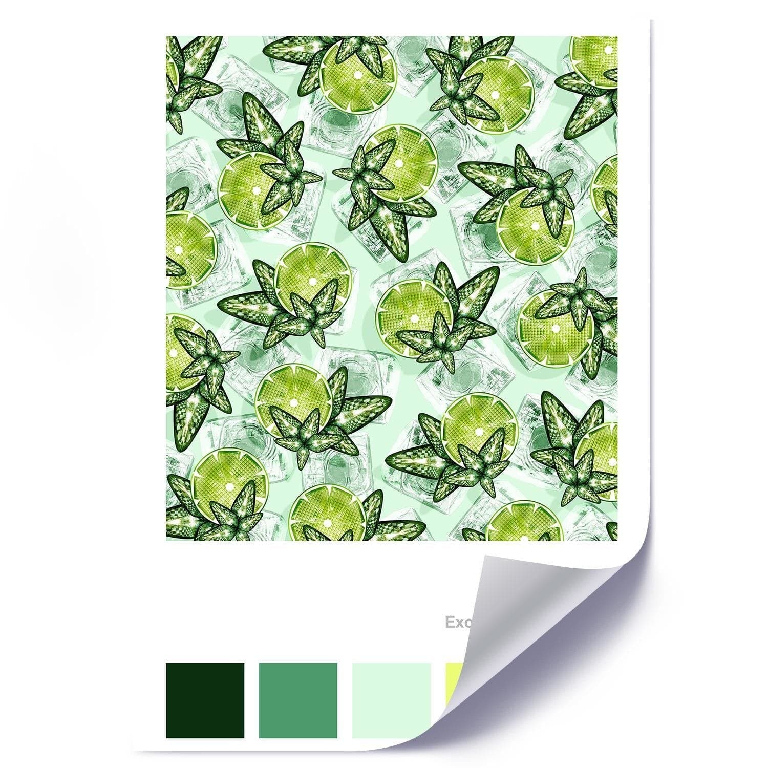 Posteris (plakāts) - Digital Art Green Home Trends DECO