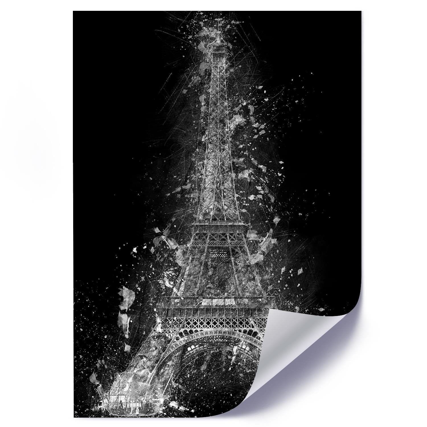 Posteris (plakāts) - Eiffel Tower At Night Home Trends DECO