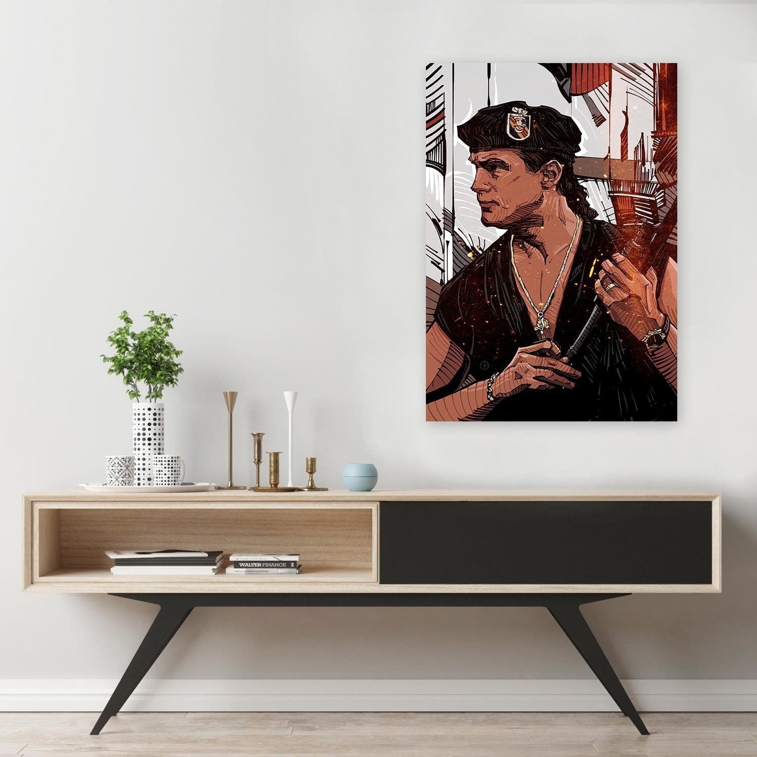 Posteris (plakāts) - Famous Movie Red Home Trends DECO