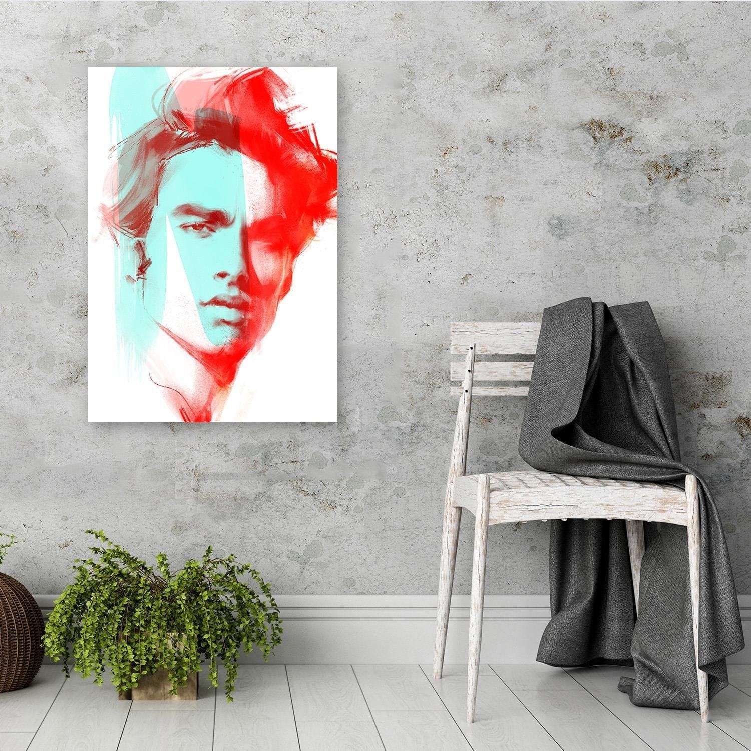 Posteris (plakāts) - Fashion Artwork Red Home Trends DECO