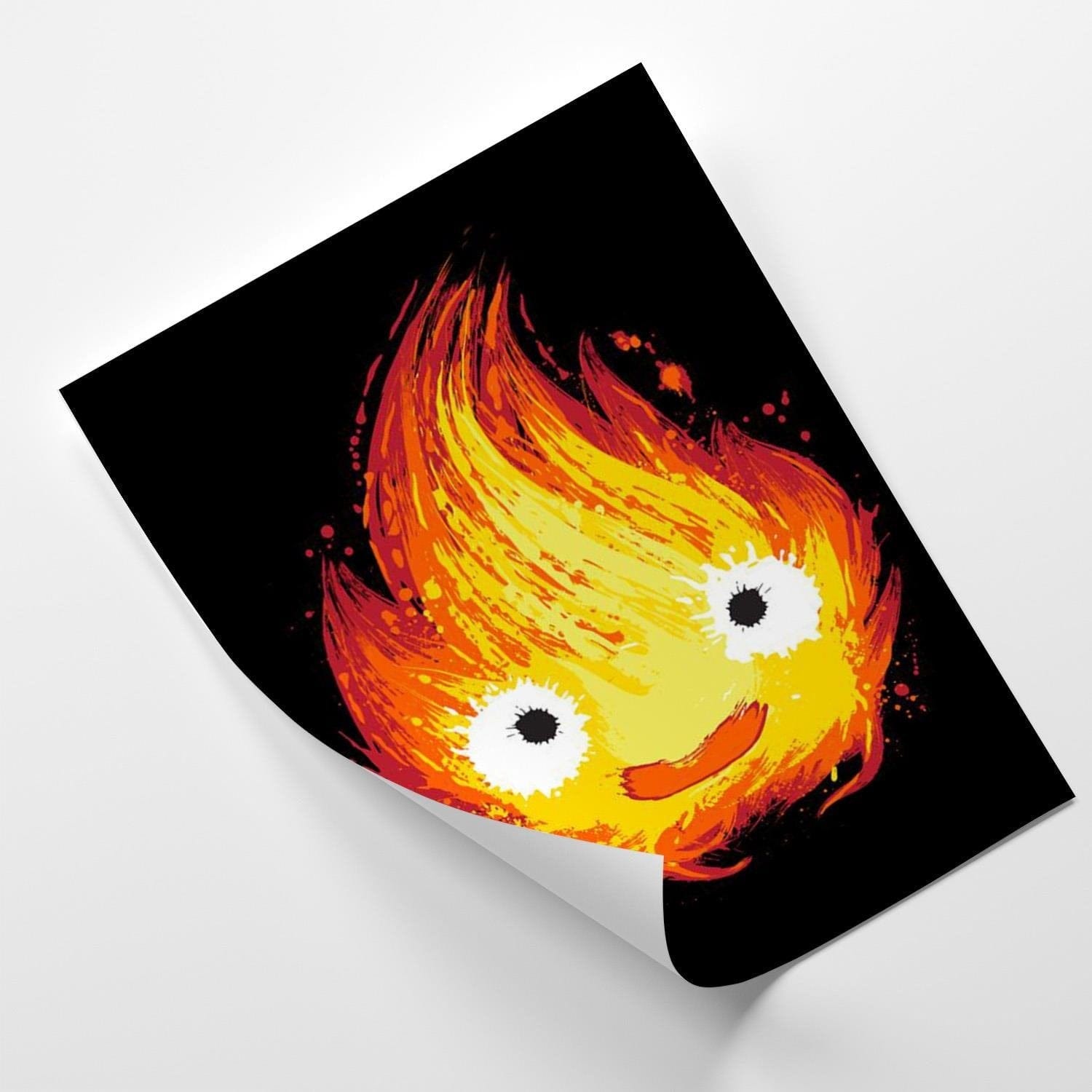 Posteris (plakāts) - Fire Spirit Ghost Red Home Trends DECO