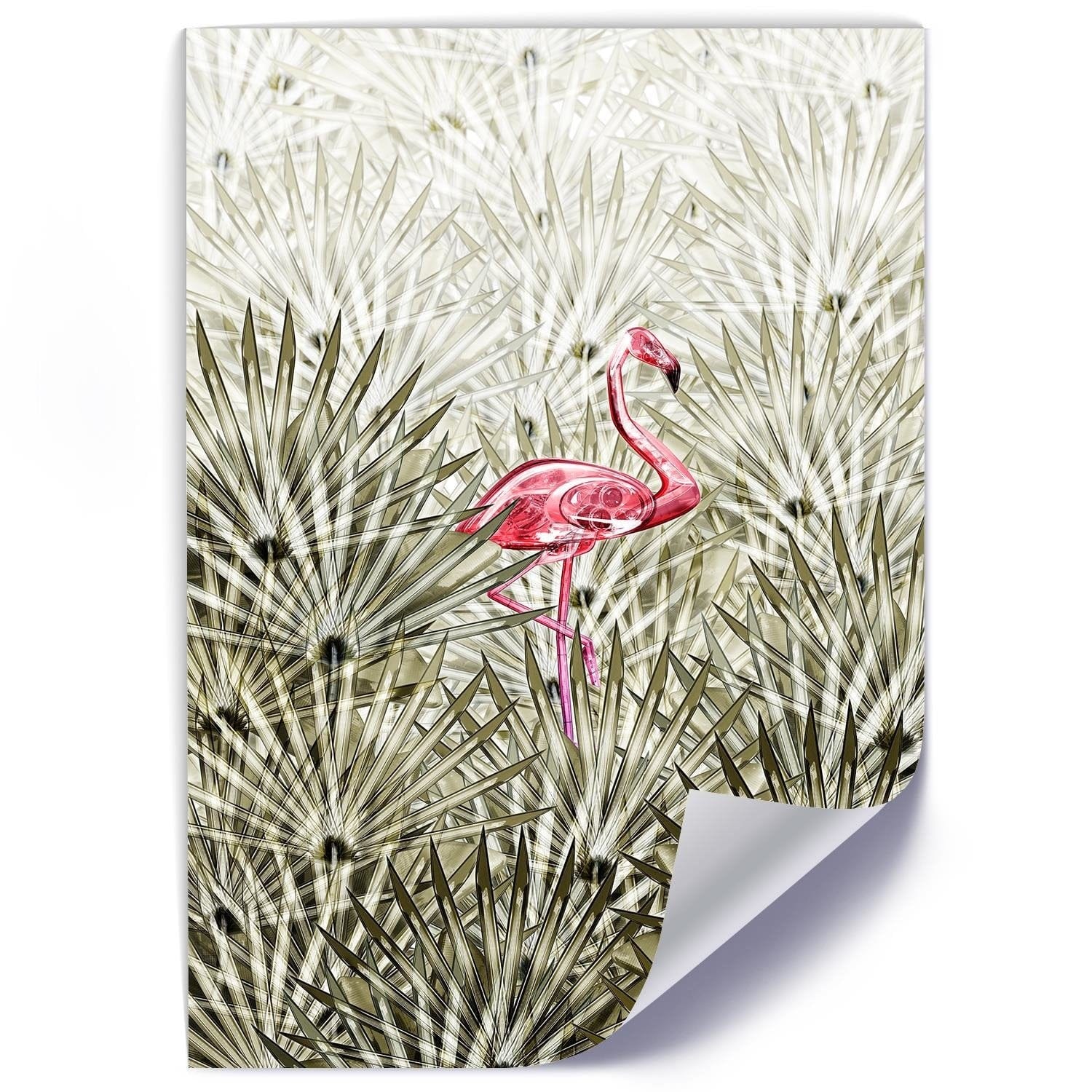 Posteris (plakāts) - Flamingo Digital Pink Home Trends DECO