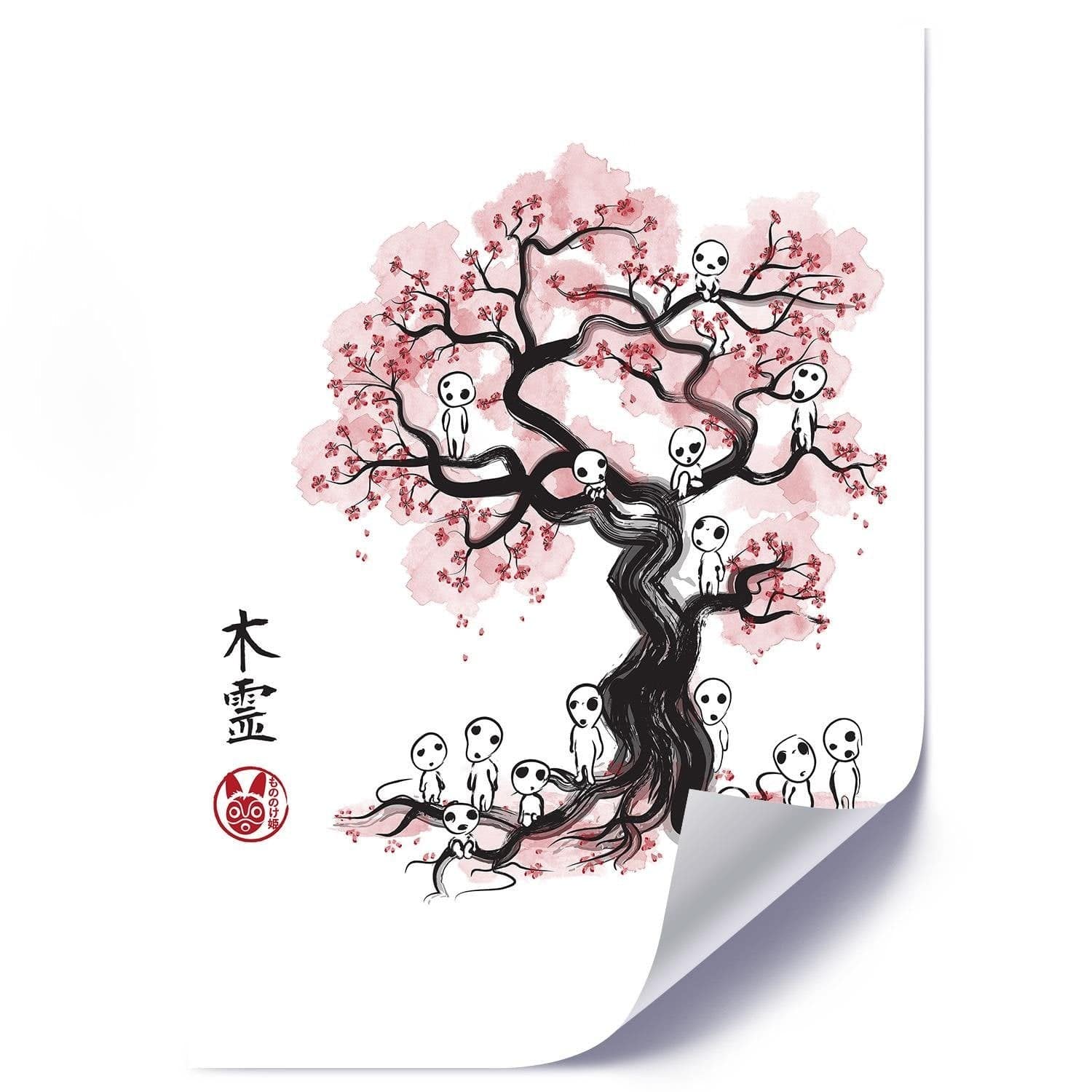 Posteris (plakāts) - Forest Spirit Red Home Trends DECO