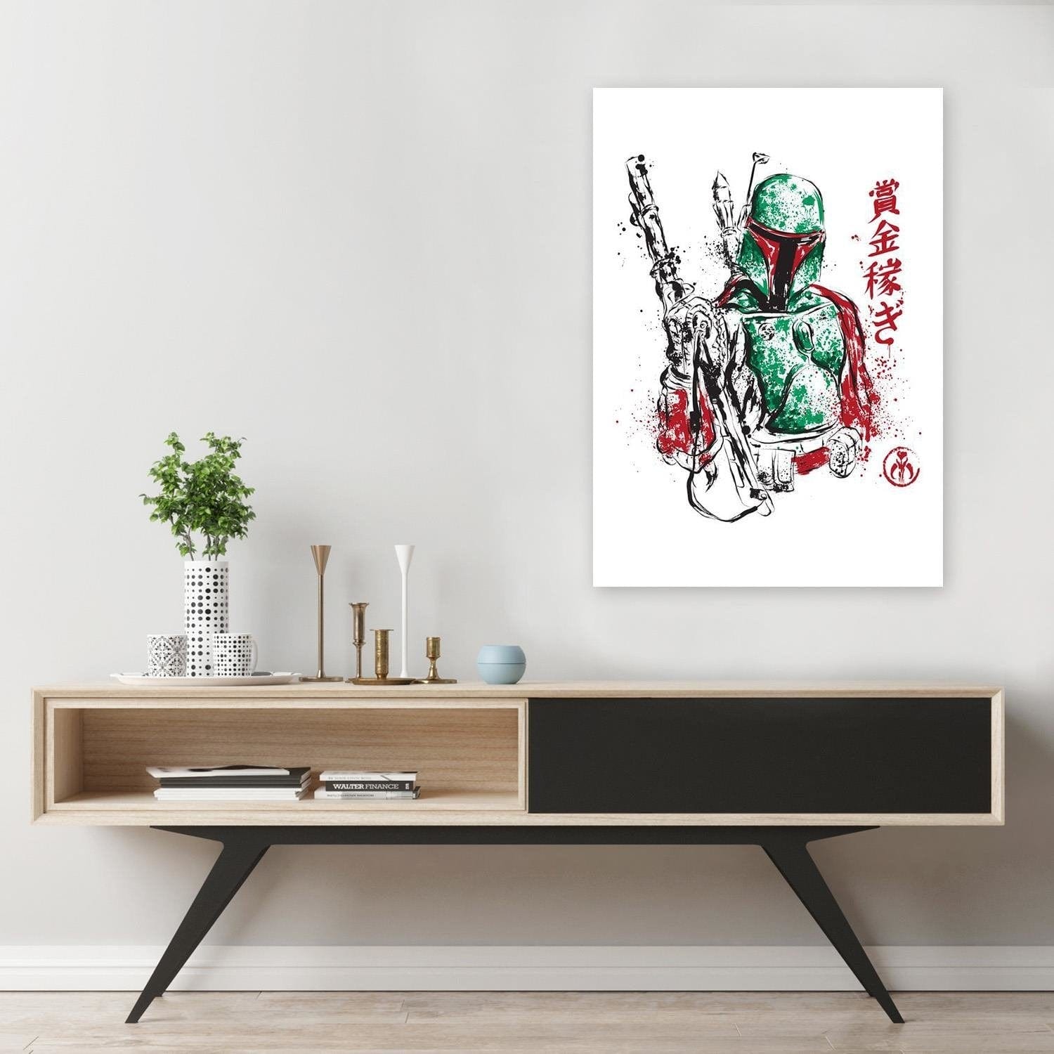 Posteris (plakāts) - Galactic Assassin Green Home Trends DECO